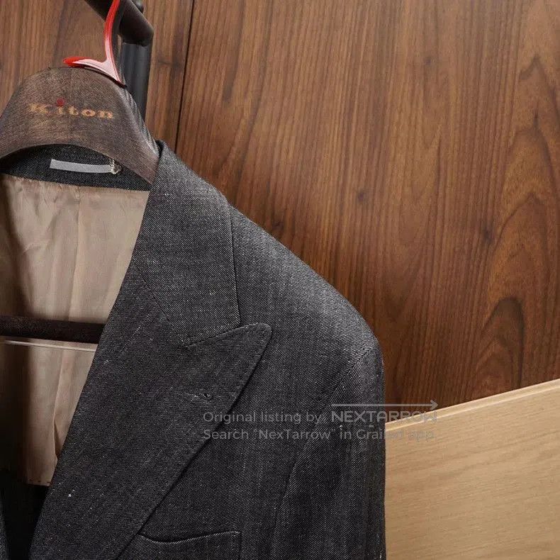 Brunello Cucinelli Brunello Cucinelli Denim Blazer. Size US L / EU 52-54 / 3 - 5 Thumbnail