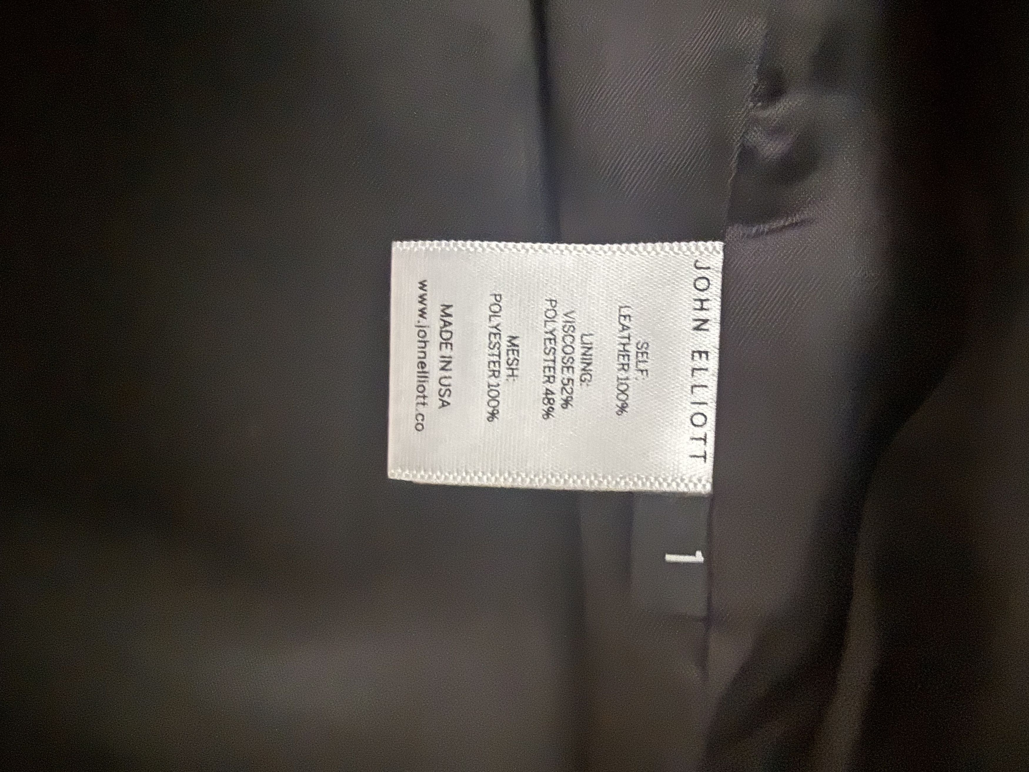 John Elliott John Elliott Black Leather Biker Jacket Size US S / EU 44-46 / 1 - 3 Thumbnail