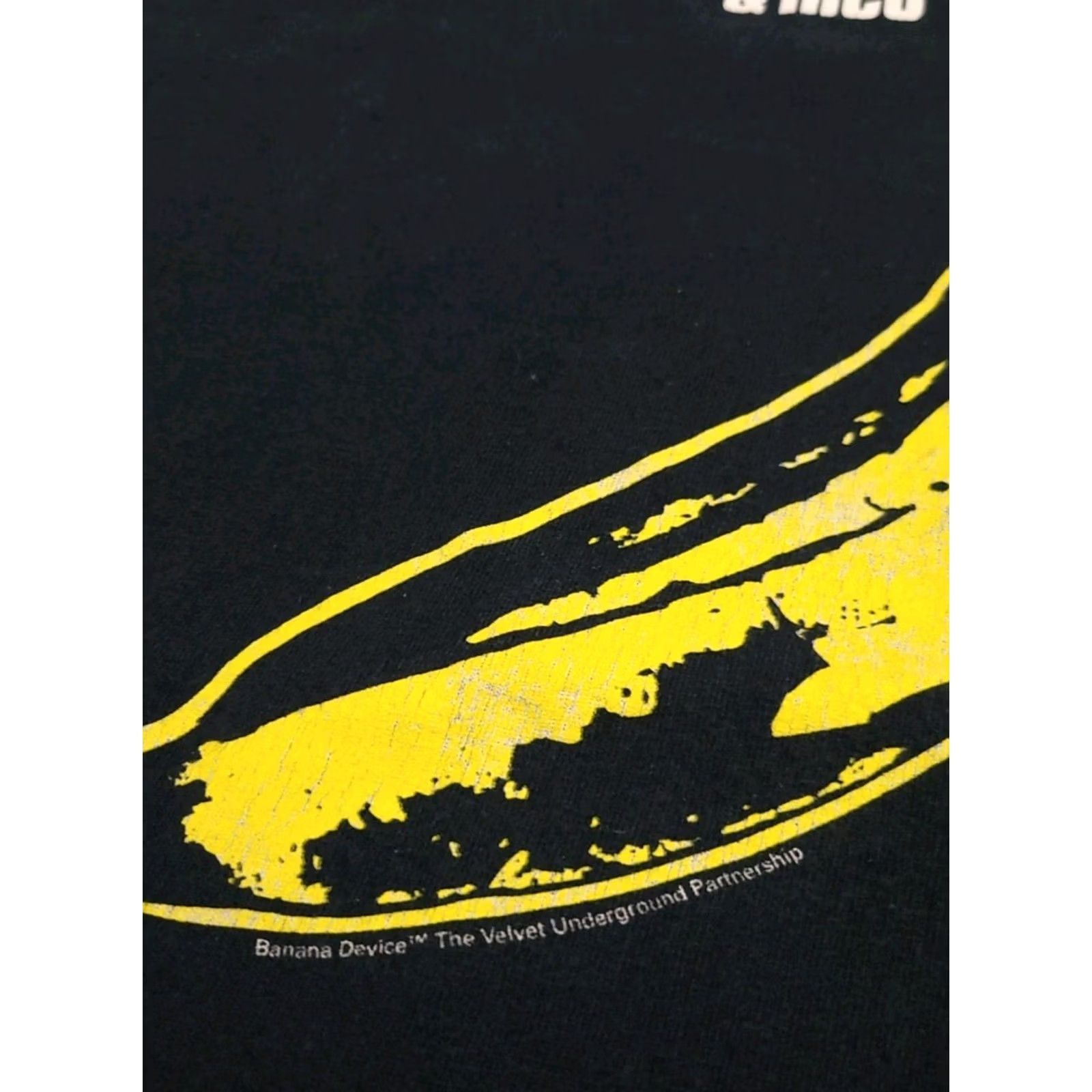Gildan VINTAGE Velvet Underground & Nico Banana Print T Shirt Rock USA Mens XL Black Velvet Underground & Nico Banana Print T Shirt Vintage Rock Tee Size US XL / EU 56 / 4 - 4 Thumbnail