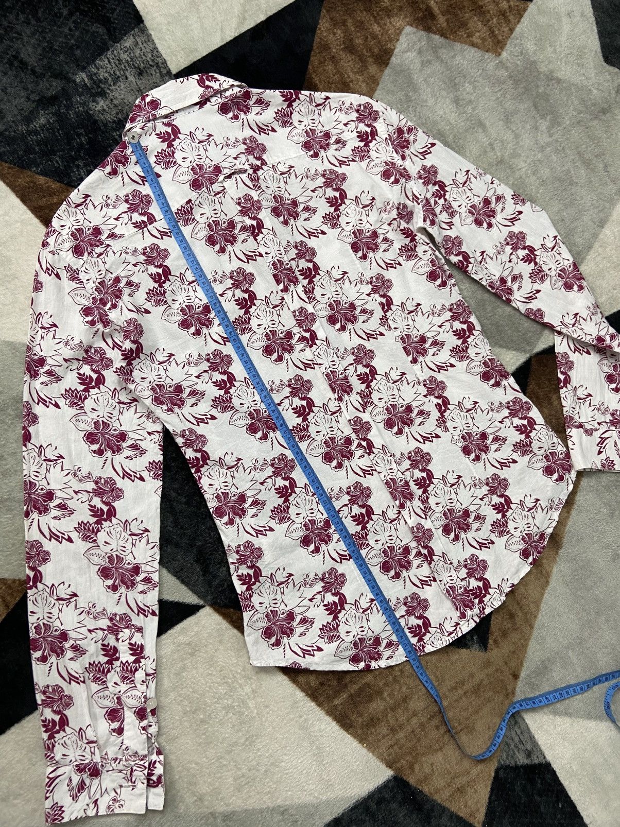 Dolce & Gabbana D&G 2000s Era Avant Garde Floral Button Up Slim Fit Size US S / EU 44-46 / 1 - 8 Thumbnail