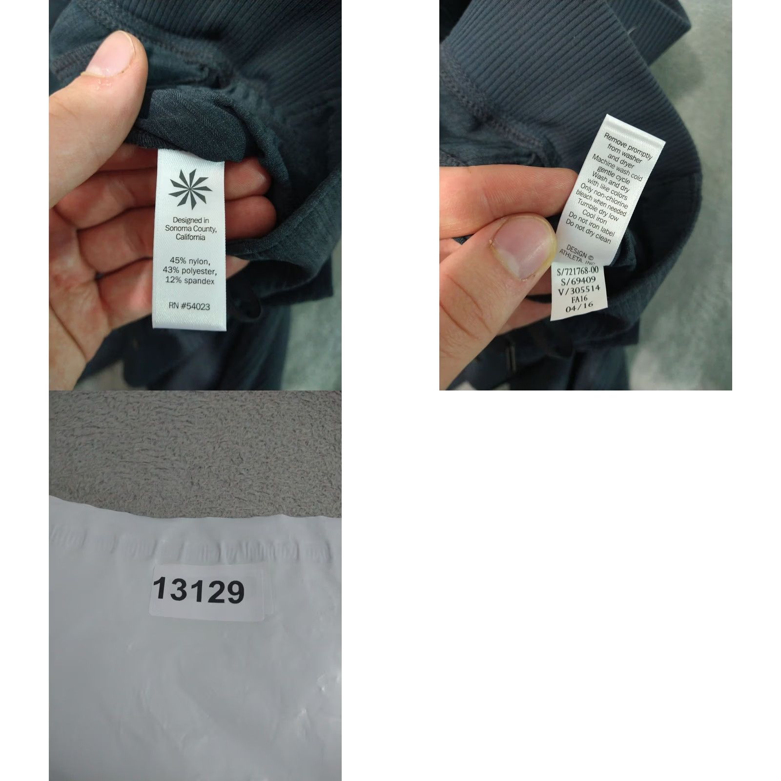 Athleta Athleta Pants Womens 4 Gray Stripe Midtown Trouser Pull On Stretch | Jogger Style | Casual | Regular Fit | 28.5 in Inseam | Gray Size 27" / US 4 / IT 40 - 8 Thumbnail