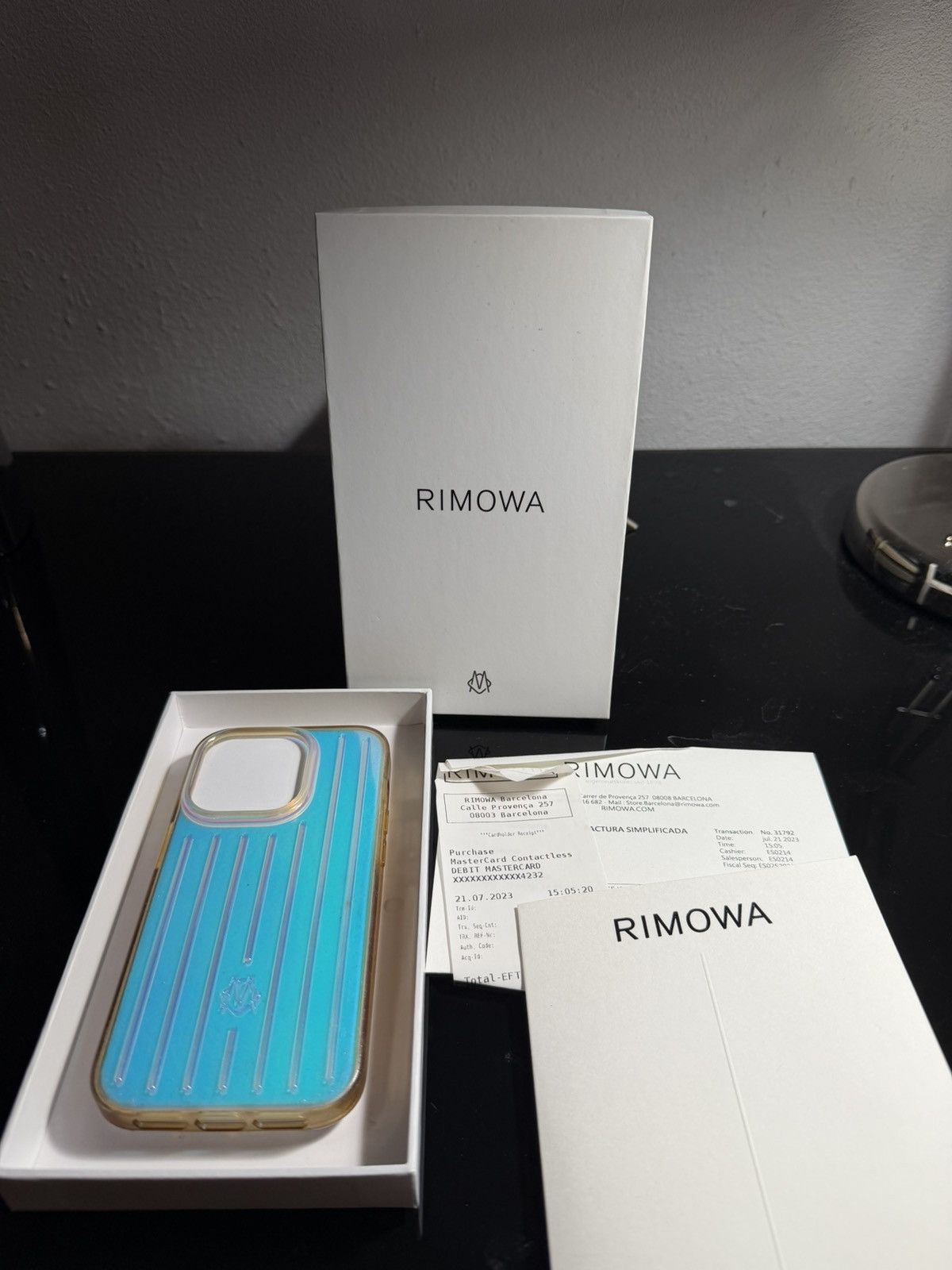 Rimowa Rimowa iPhone 14 Pro Phone Black Case | Grailed