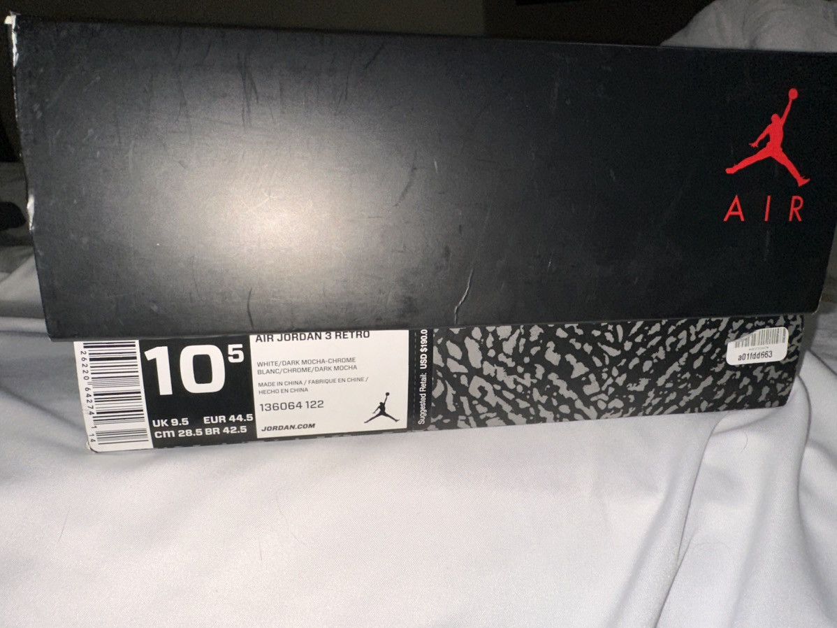 Jordan Brand Jordan 3 Mocha Size US 10.5 / EU 43-44 - 1 Thumbnail