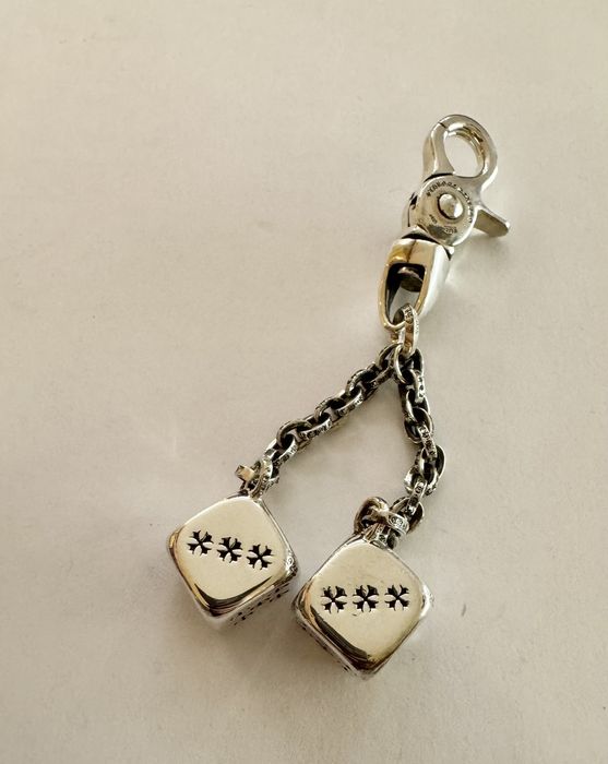 Chrome Hearts Chrome Hearts Dice Keychain Grailed
