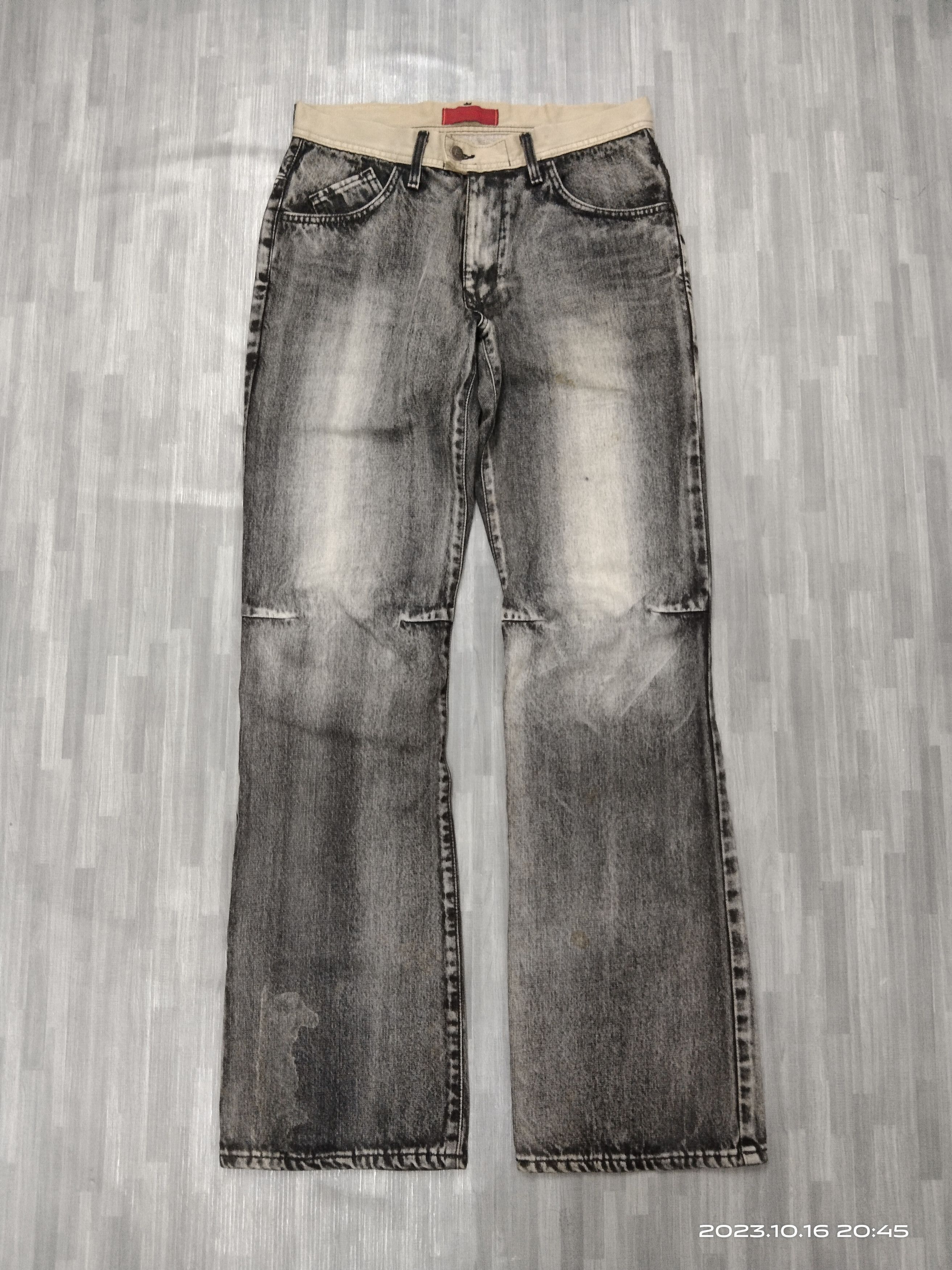Edwin FLARE WASHED BLACK EDWIN DENIM PANTS Size US 30 / EU 46 - 2 Thumbnail