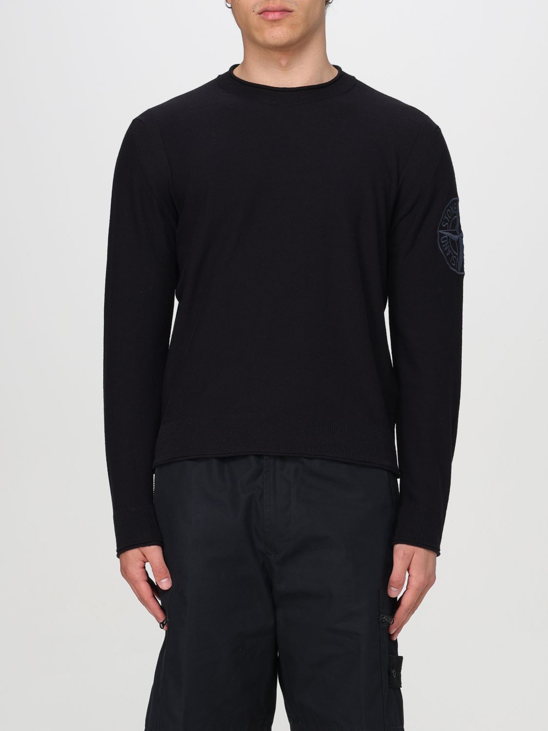 image of Stone Island Sweater Men Blue (Size Small)