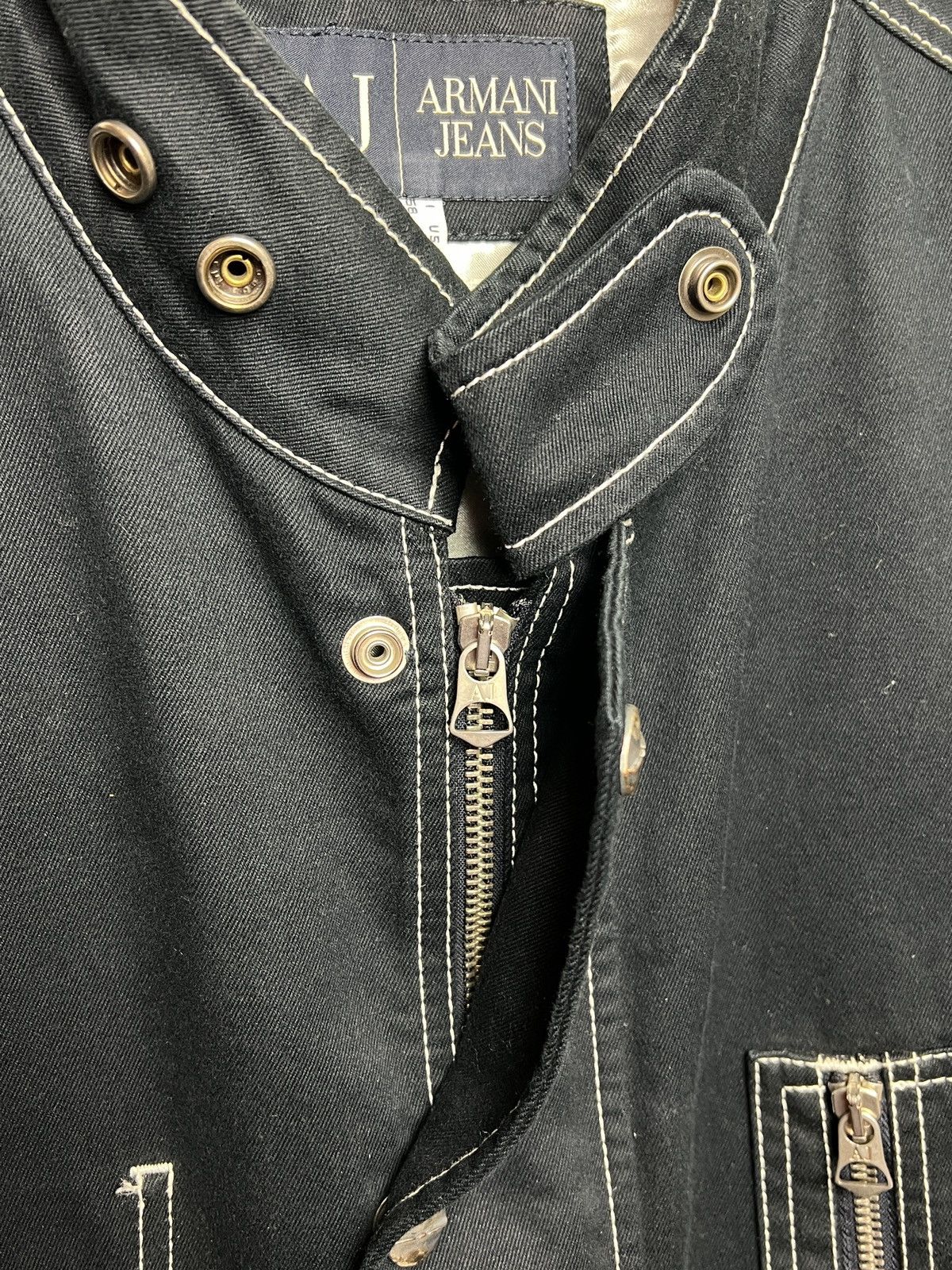 Giorgio Armani armani y2k archive solid work chore jacket Size US XL / EU 56 / 4 - 12 Thumbnail
