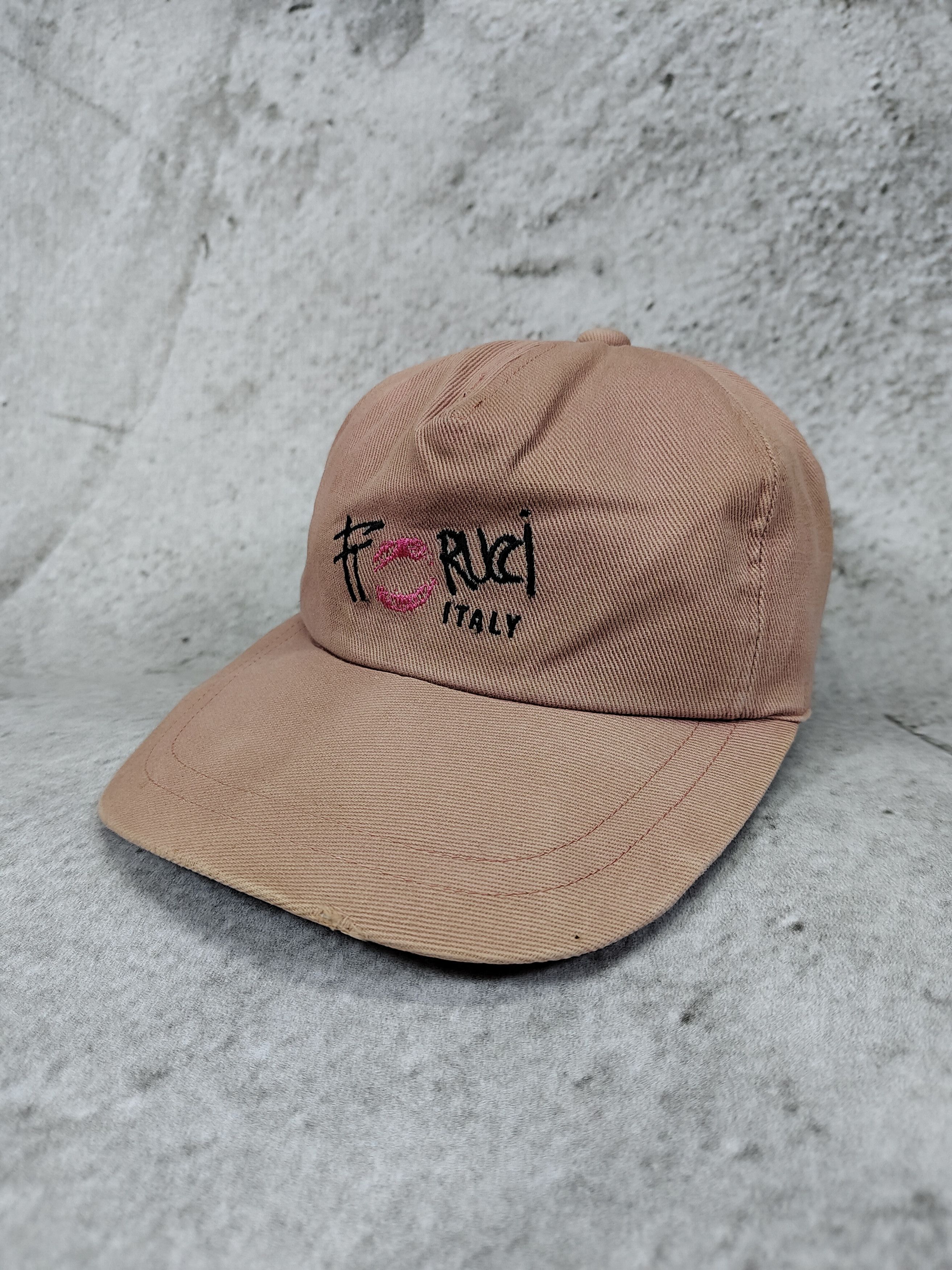 Fiorucci 90s Fiorucci🇮🇹 Y2K Embroidered Logo Lipstick Graphic Cap Size ONE SIZE - 2 Thumbnail