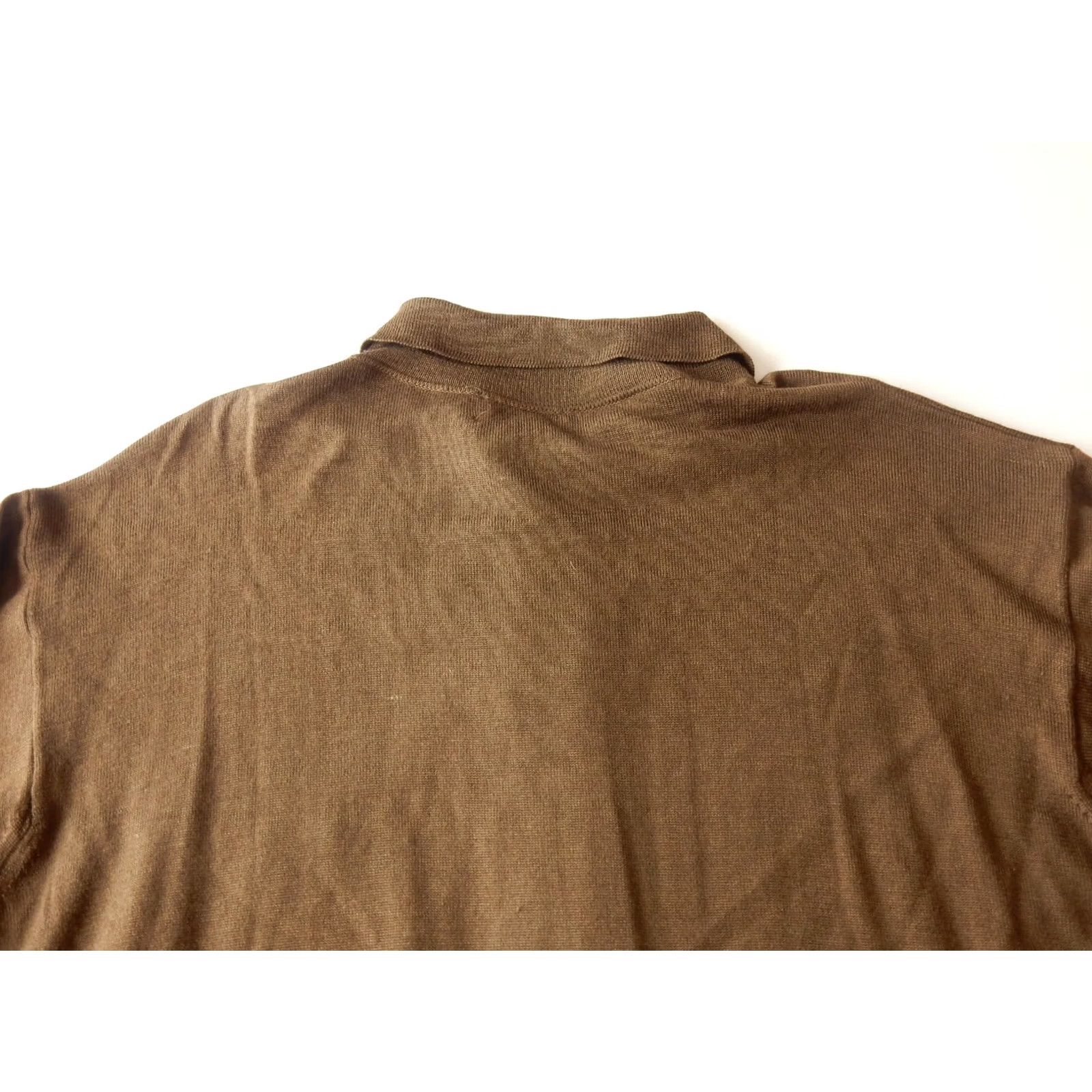 Vintage Tricots St. Raphael Shirt Button-Up Long Sleeve Men L Brown Wool&Silk Blend Front Shirt Size US L / EU 52-54 / 3 - 3 Thumbnail