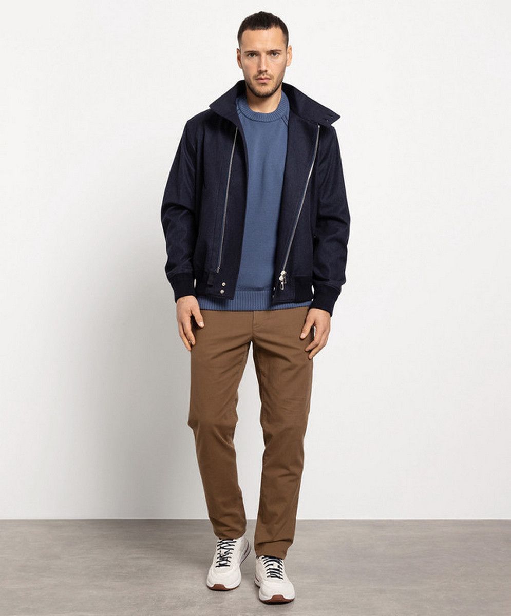 Loro Piana LORO PIANA Scanda blue baby cashmere crewneck sweater XXL q Size US XXL / EU 58 / 5 - 3 Thumbnail