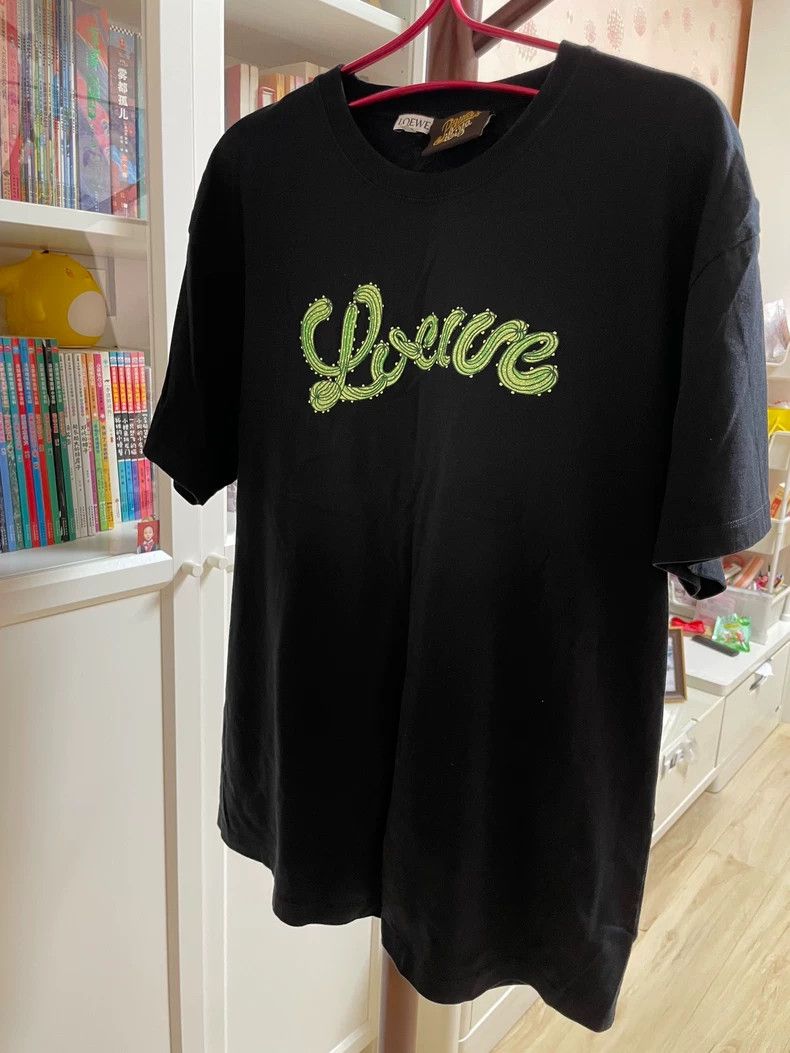 Loewe LOEWE Short sleeves with logo on front and back Size L / US 10 / IT 46 - 1 Thumbnail
