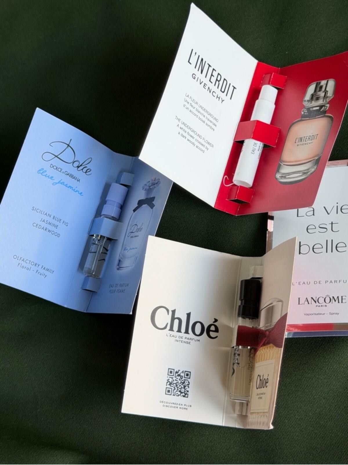 Givenchy Designer / Givenchy Lancome Chloe Dolce Perfume Samples 4pc Size ONE SIZE - 2 Thumbnail