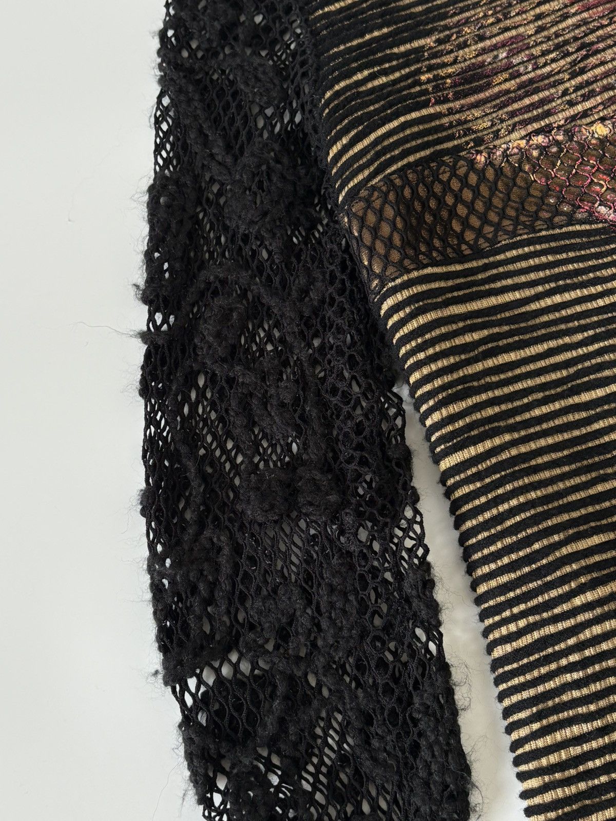 Other Save The Queen Dress Black Mesh Metallic Copper Boho Printed Size XL / US 12-14 / IT 48-50 - 8 Thumbnail