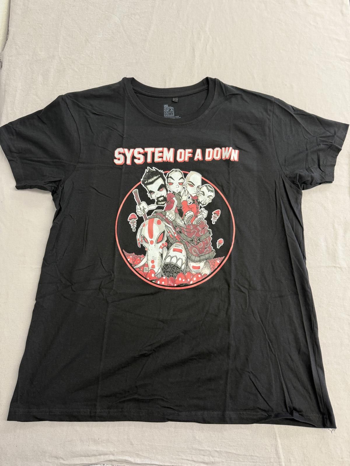 Designer System of a Down Animated T-shitr - Cartoon Band Tee XL Size US XL / EU 56 / 4 - 1 Thumbnail