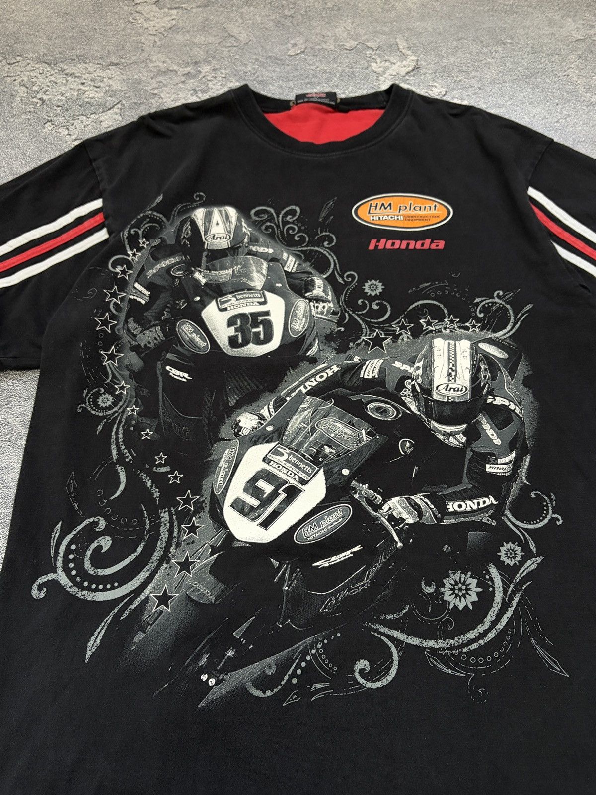 Vintage Vintage HM Plant Honda BSB Racing T-Shirt XL RARE Size US XL / EU 56 / 4 - 6 Thumbnail