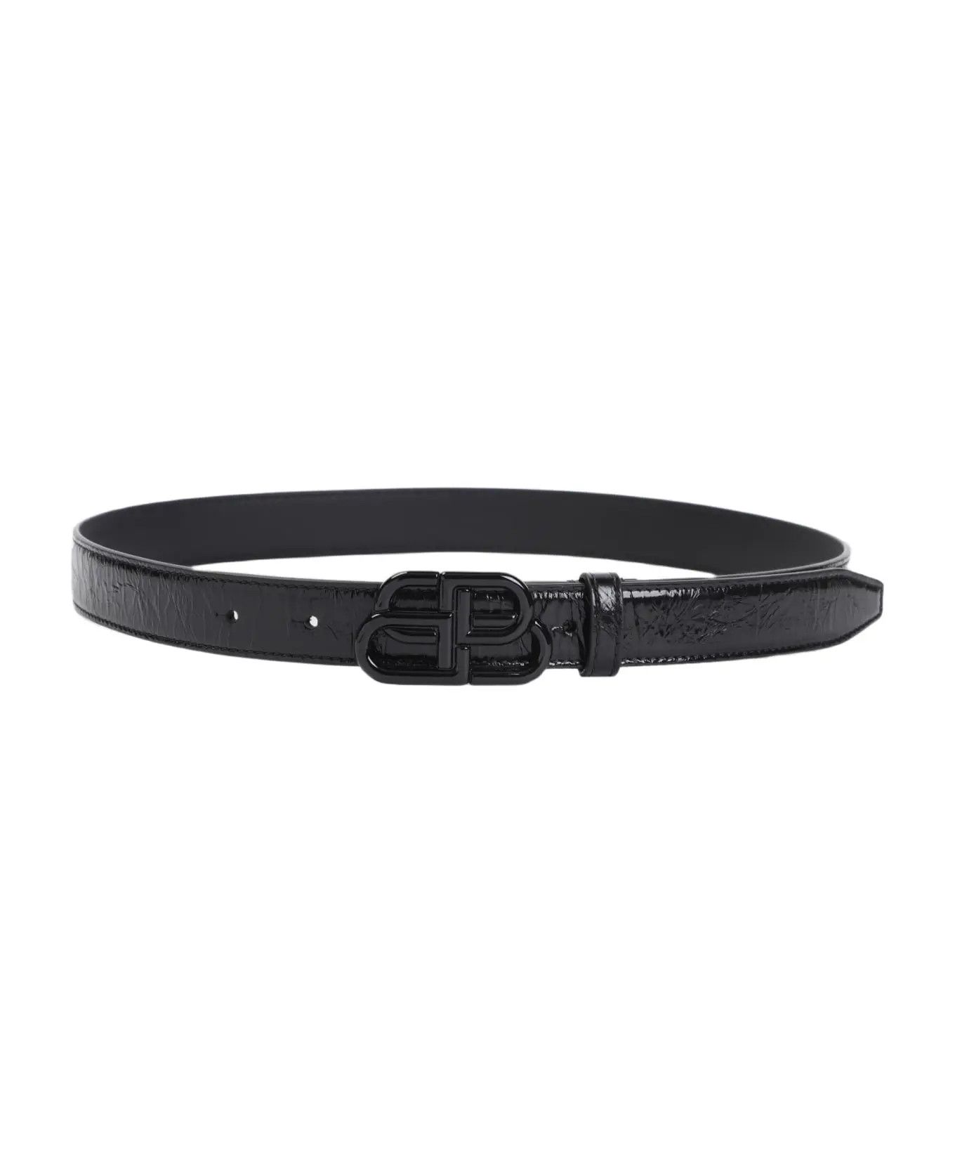 Balenciaga o1bcso1str1225 Size: 90 / BB Thin Belt in Black Size ONE SIZE - 1 Thumbnail