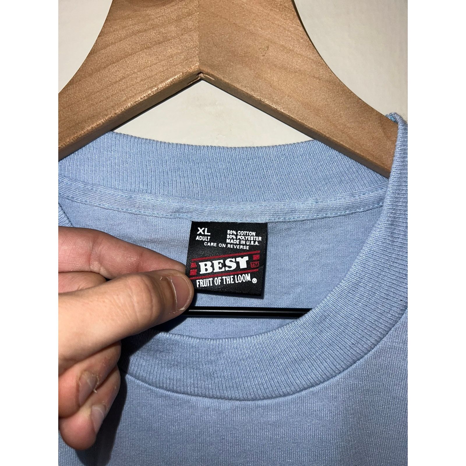 Fruit Of The Loom Vintage Jesus Shirt St. marks Lutheran Church Top 10 Reasons Size US XL / EU 56 / 4 - 7 Thumbnail
