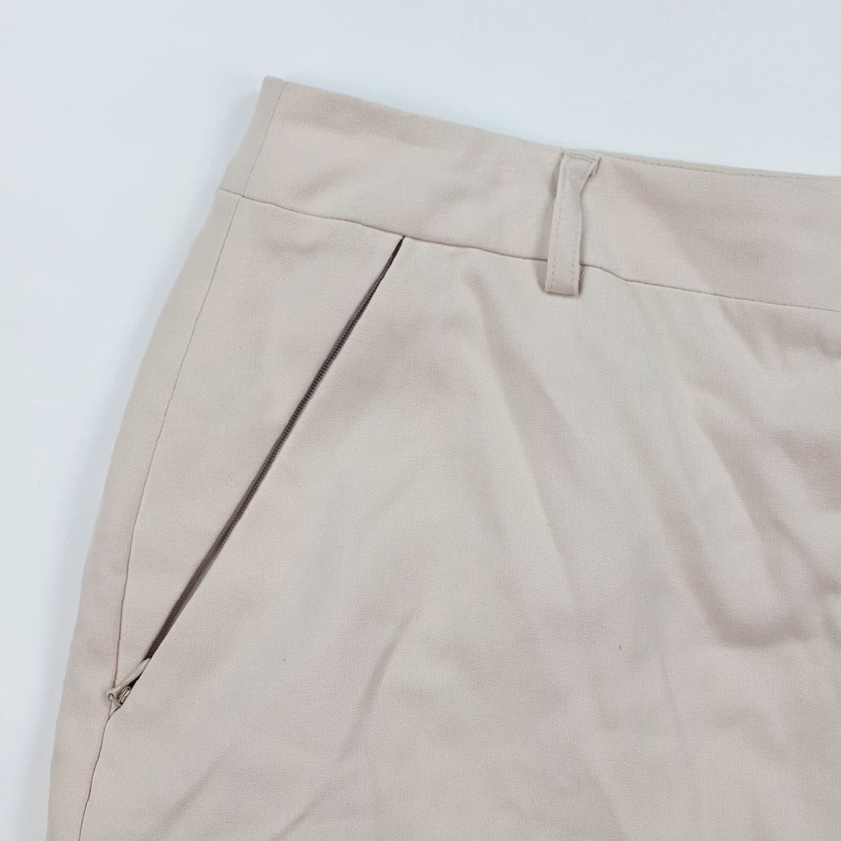 Vintage VINTAGE Teháma Beige Mini Skort Women 14 Skirt Athletic Tennis Golf Short Pockets Beige 14 Womens Skort Size 25" / US 0 / IT 36 - 3 Thumbnail