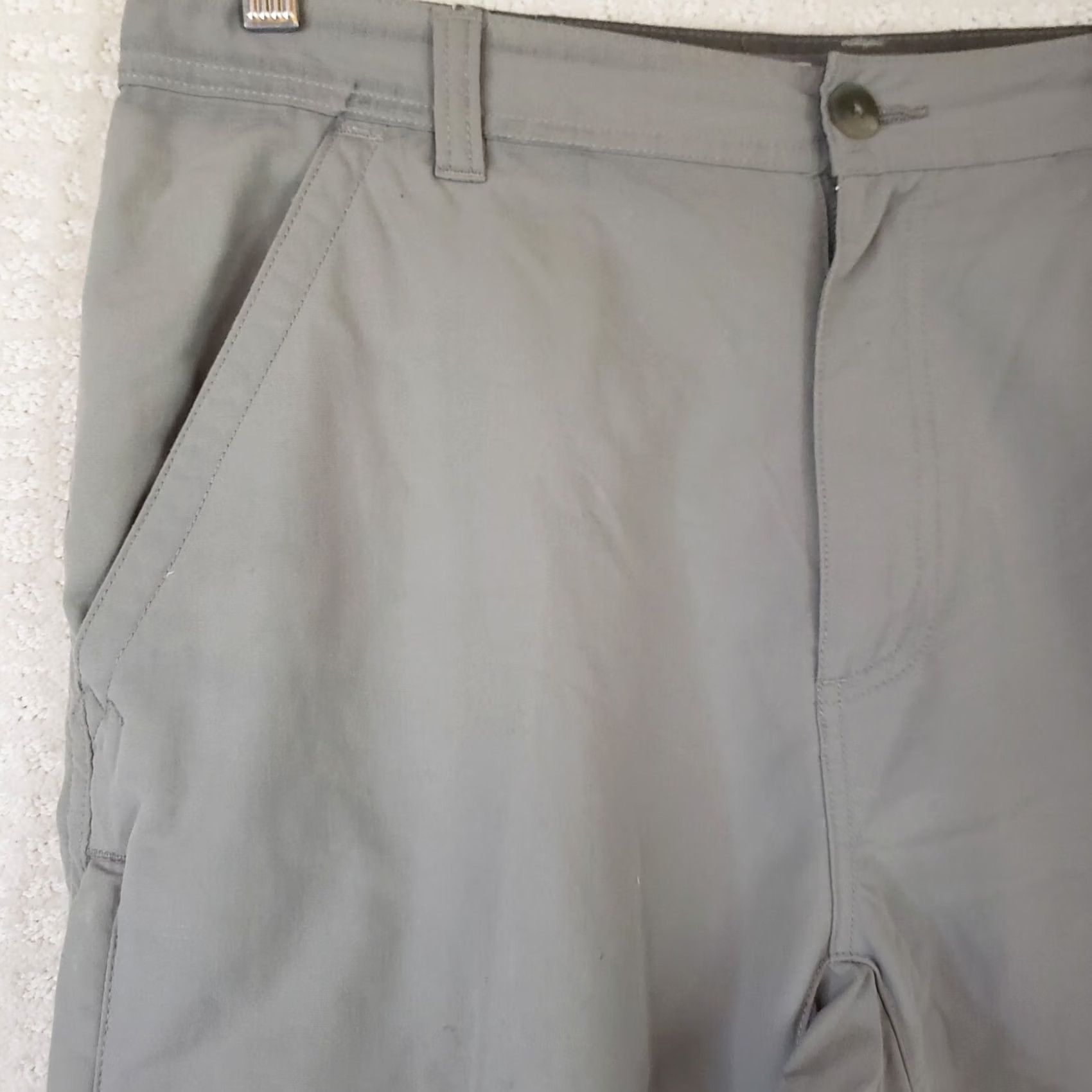 Vintage REI Mens Pants Chino Nylon Lightweight 34x28 Gray Zip Pockets UPF 50+ Easy Care Size US 34 / EU 50 - 5 Thumbnail