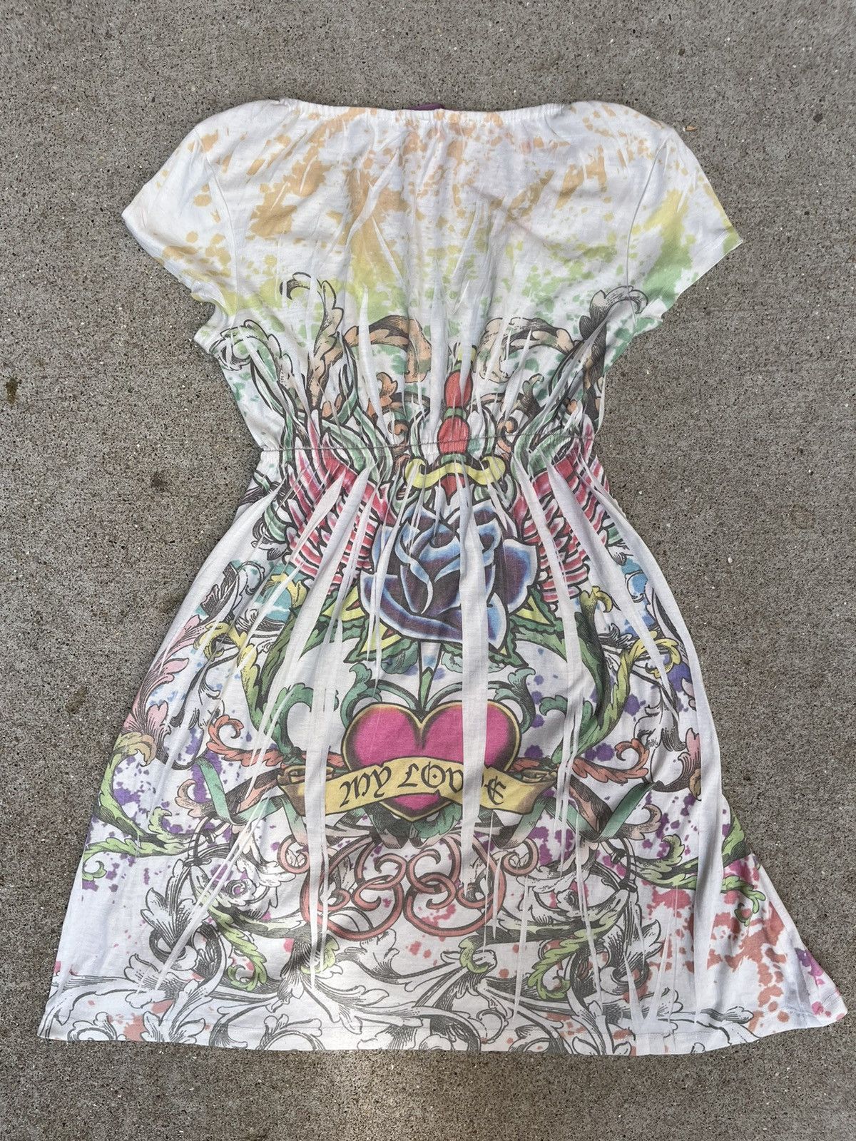 Affliction × Ed Hardy Y2K Ed Hardy Style Affliction Multi Dress Size S / US 4 / IT 40 - 4 Thumbnail