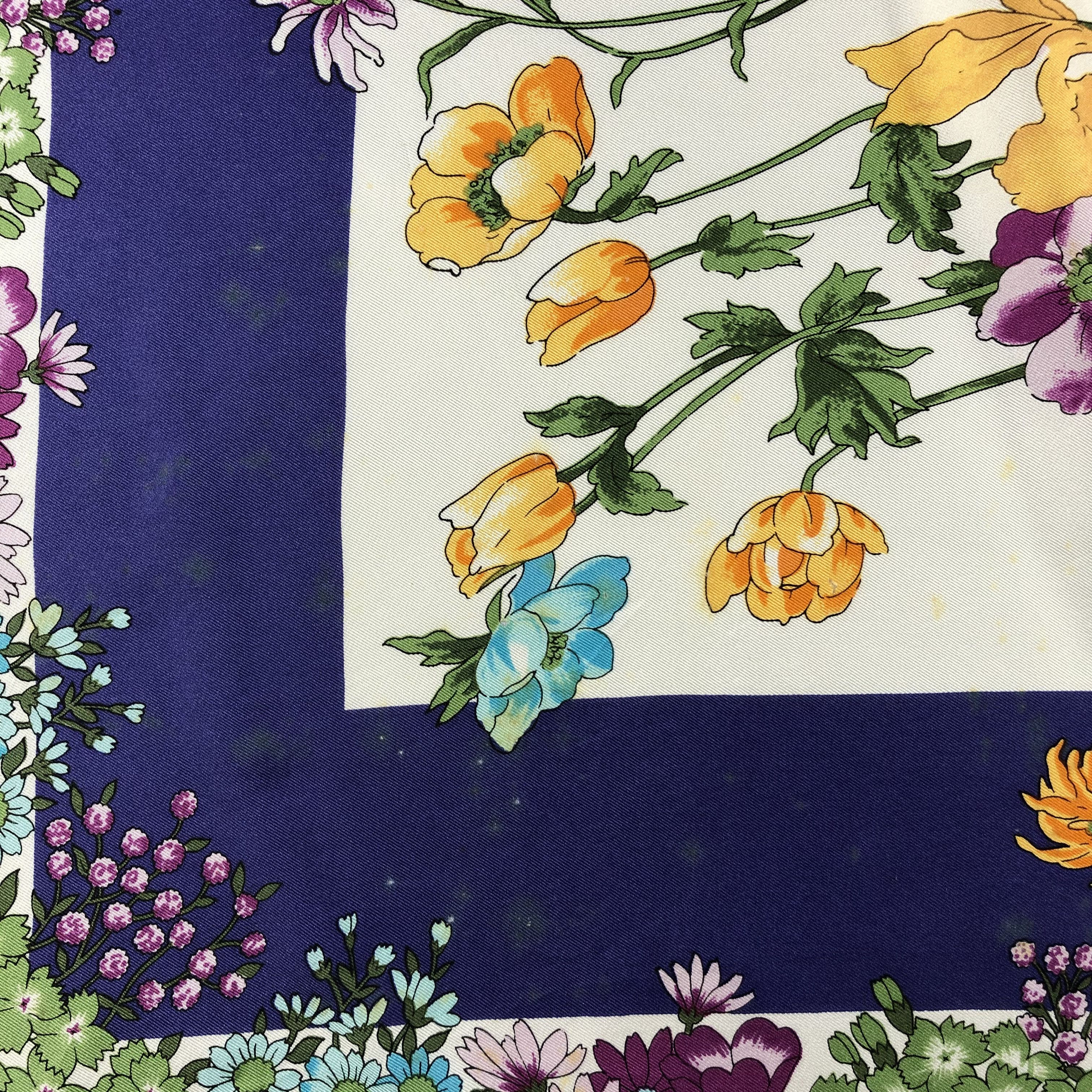 Vintage Vintage Silk Scarf Size ONE SIZE - 5 Thumbnail