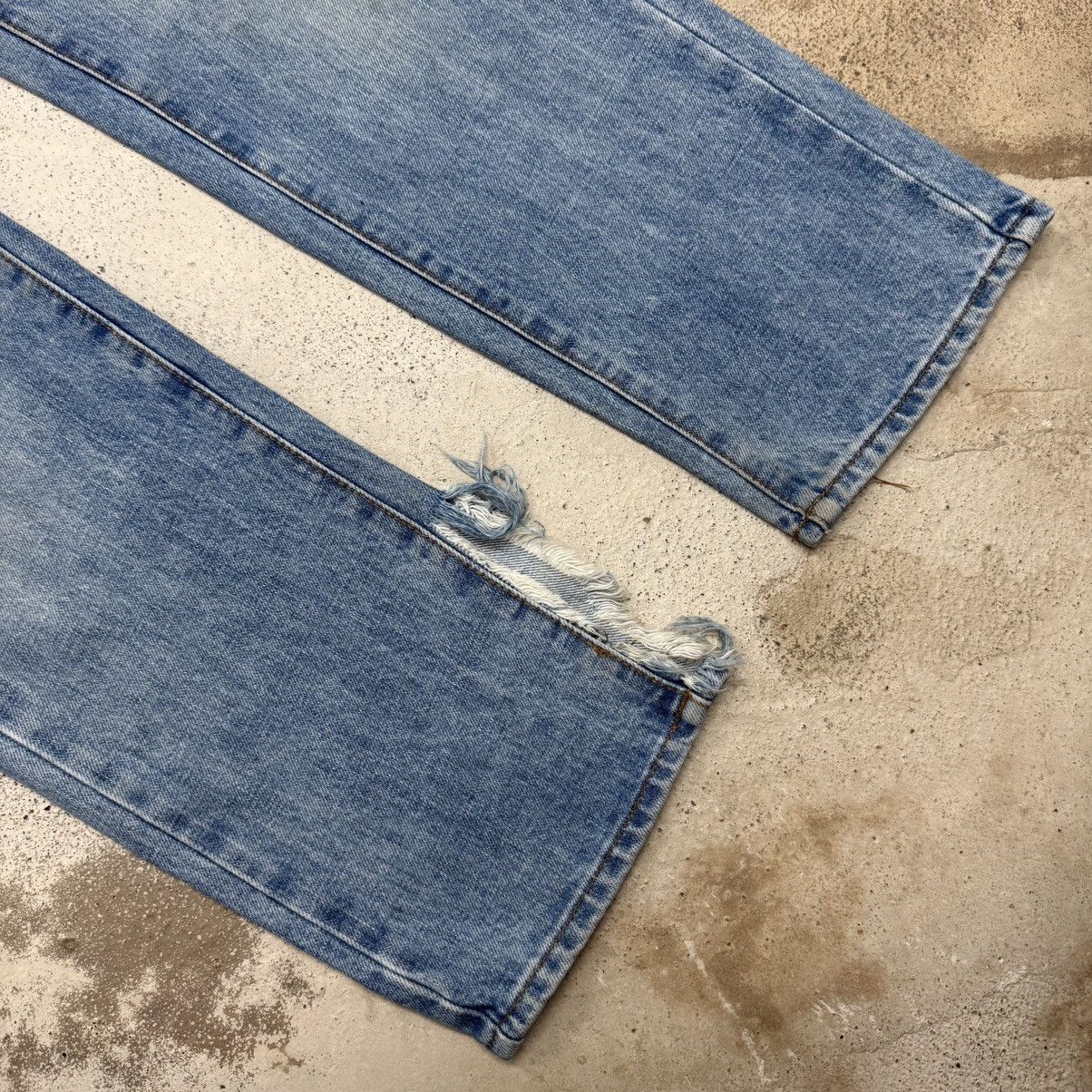 Big John Vintage Big John Junior Distressed Denim Pants Size US 26 / EU 42 - 4 Thumbnail