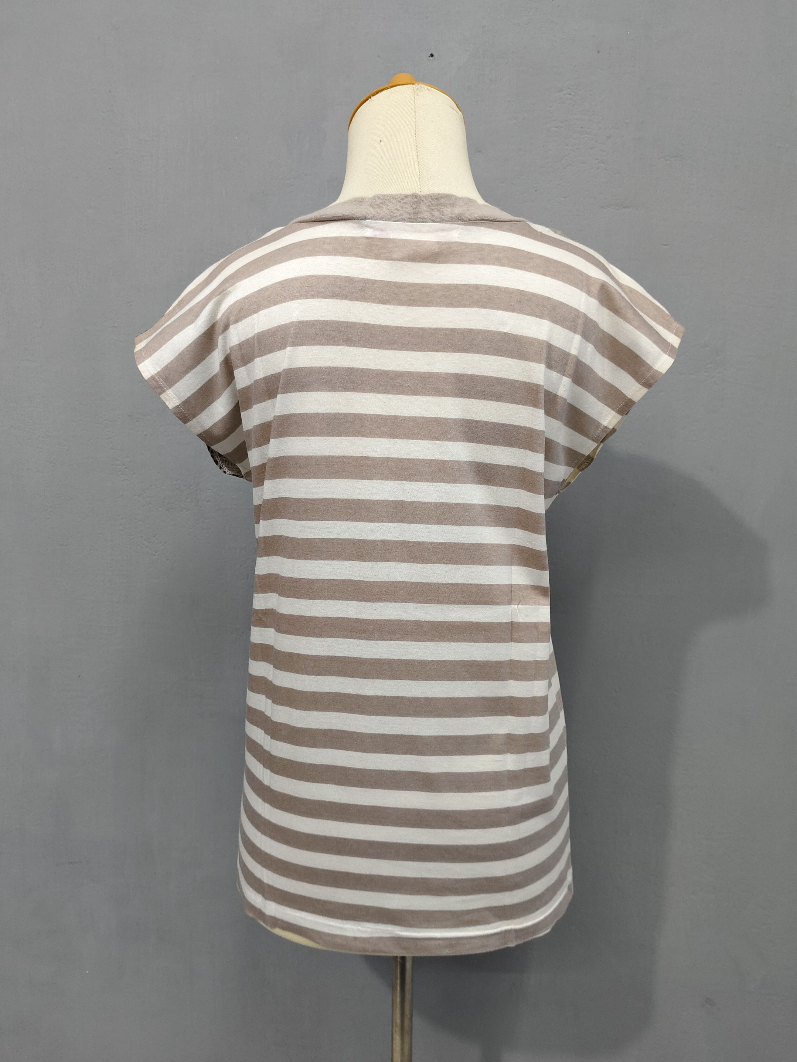Kansai Yamamoto 80s Kansai- Archive Ethnic Art Print Stiped Sleeveless Top Size M / US 6-8 / IT 42-44 - 5 Thumbnail