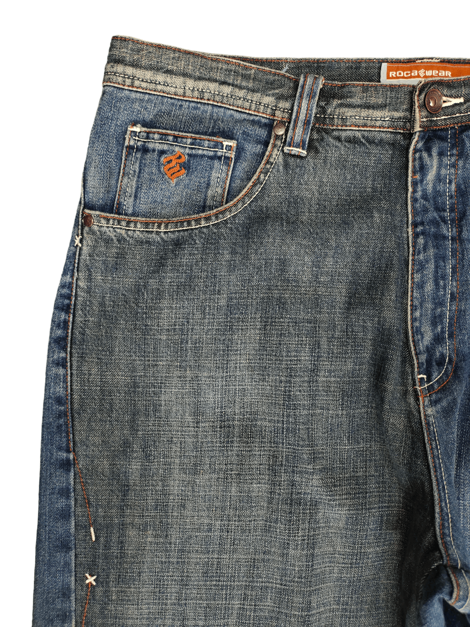 Rocawear Baggy Jeans Rocawear Denim Wide Loose Y2k Streetwear Jnco Size US 36 / EU 52 - 12 Thumbnail