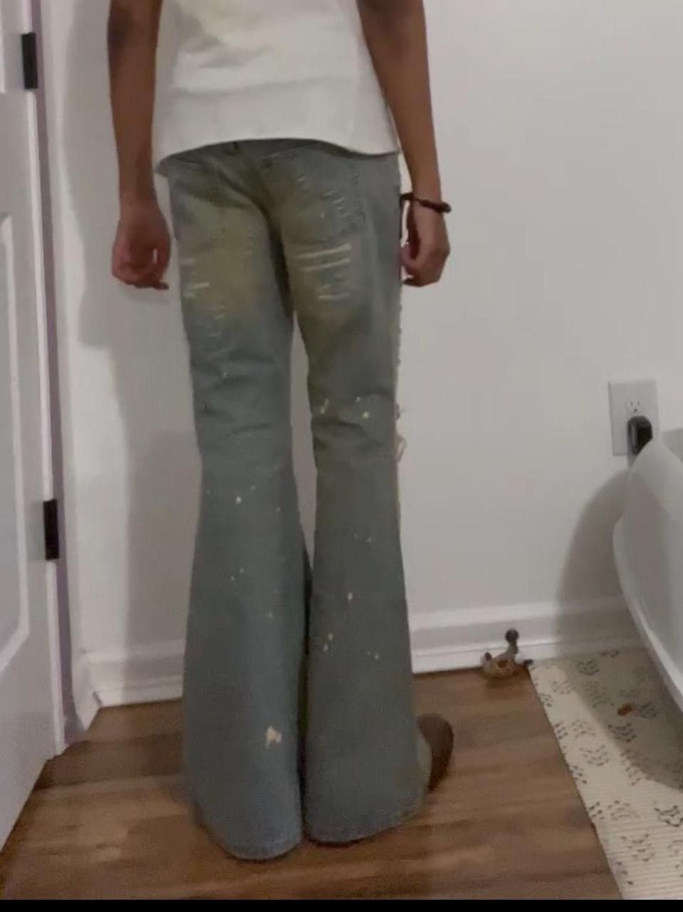 Japanese Brand Isawheaven Elysian Flares mud max look alikes I6w9 Size US 31 - 4 Thumbnail