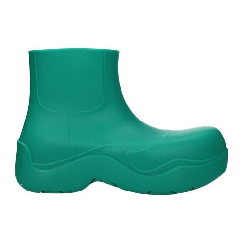 image of Bottega Veneta Ob1O1E0324 Slip On In Green / Acid Turquoise Shoes in Green/Acid Turquoise (Size 10)