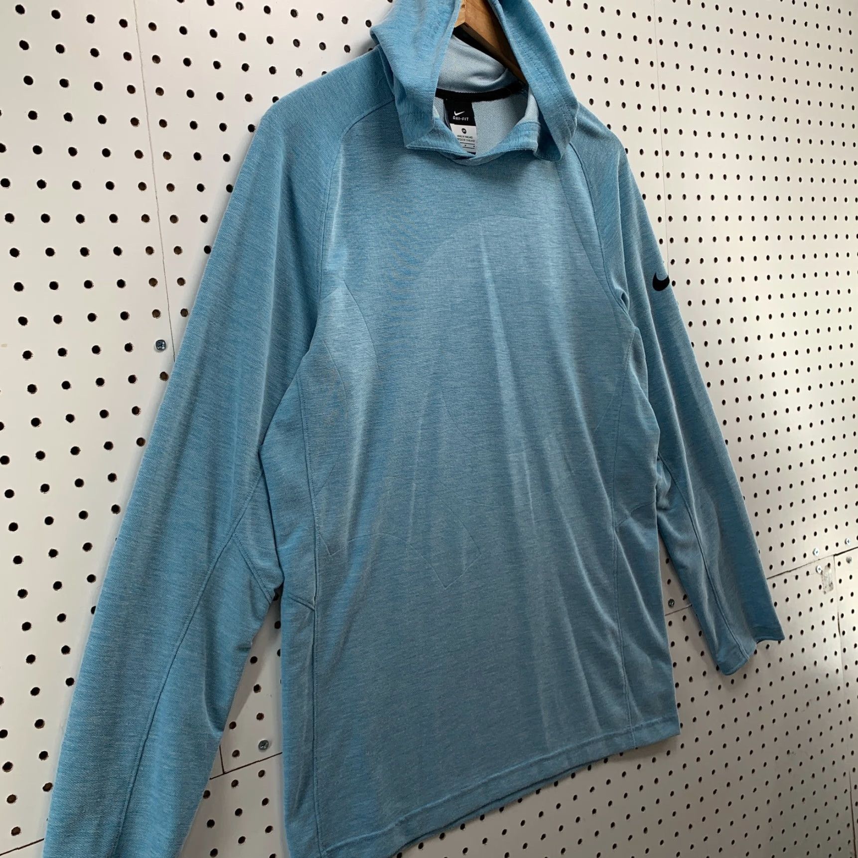 Nike Nike Dri-Fit Hooded Sweatshirt Blue Adult Medium Pullover Running Mens Size US M / EU 48-50 / 2 - 6 Thumbnail