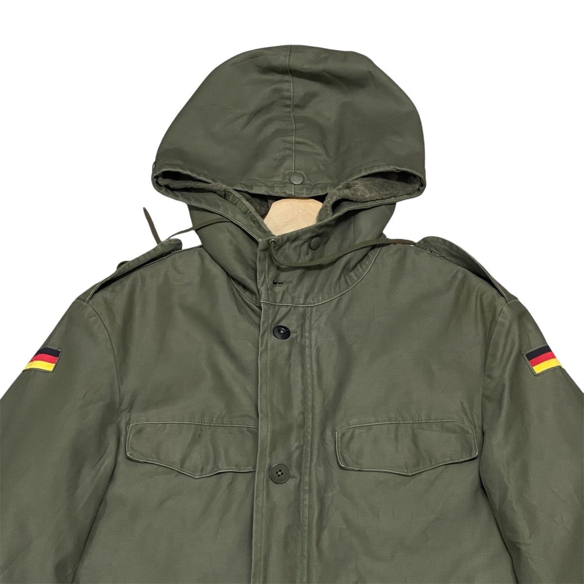 Vintage Vintage 80s German Army Military Issue Field Parka Jacket Size US XL / EU 56 / 4 - 6 Thumbnail