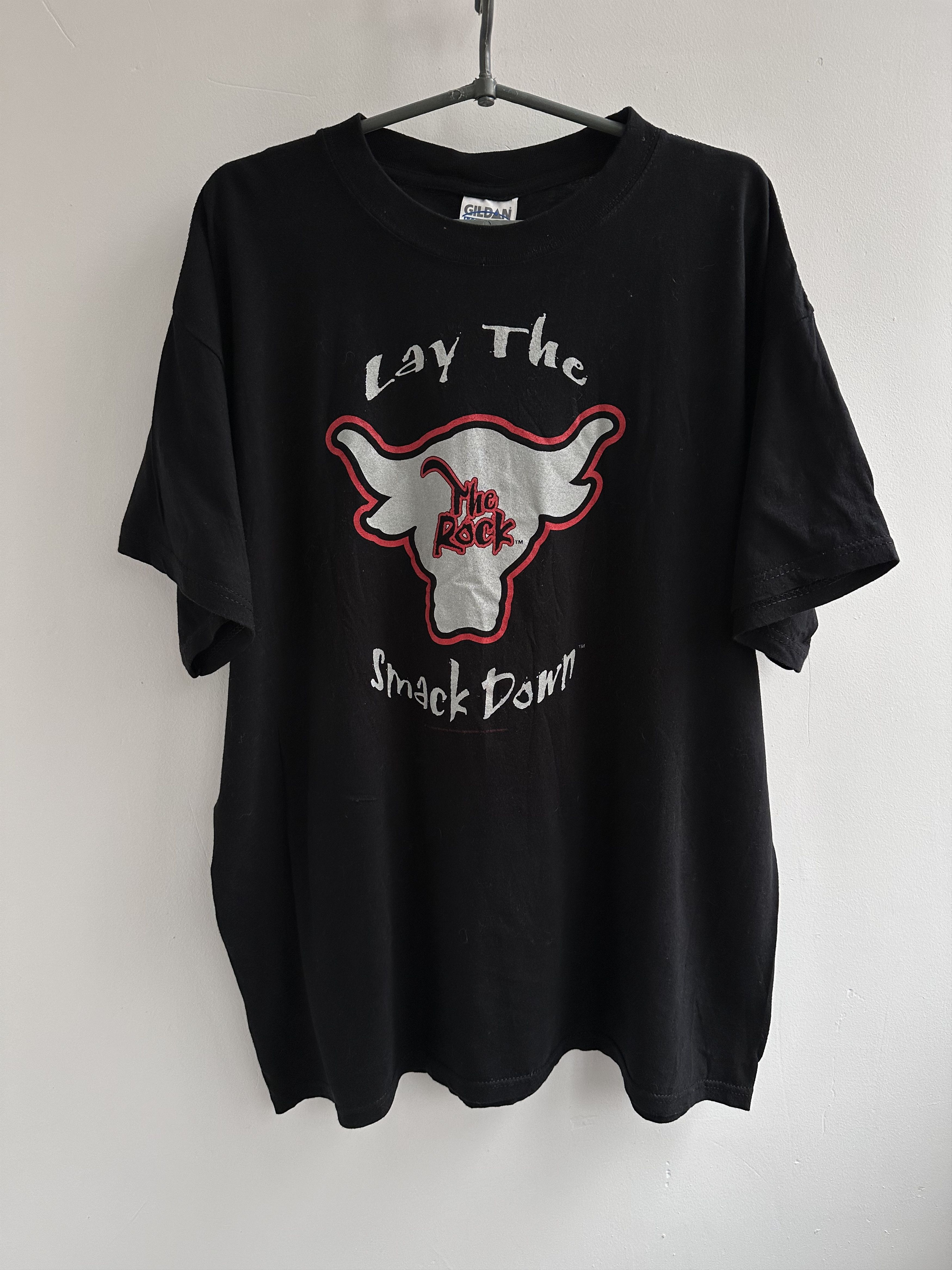 Vintage × WWF Wwf the rock vintage t shirt 2000 Size US XL / EU 56 / 4 - 1 Thumbnail