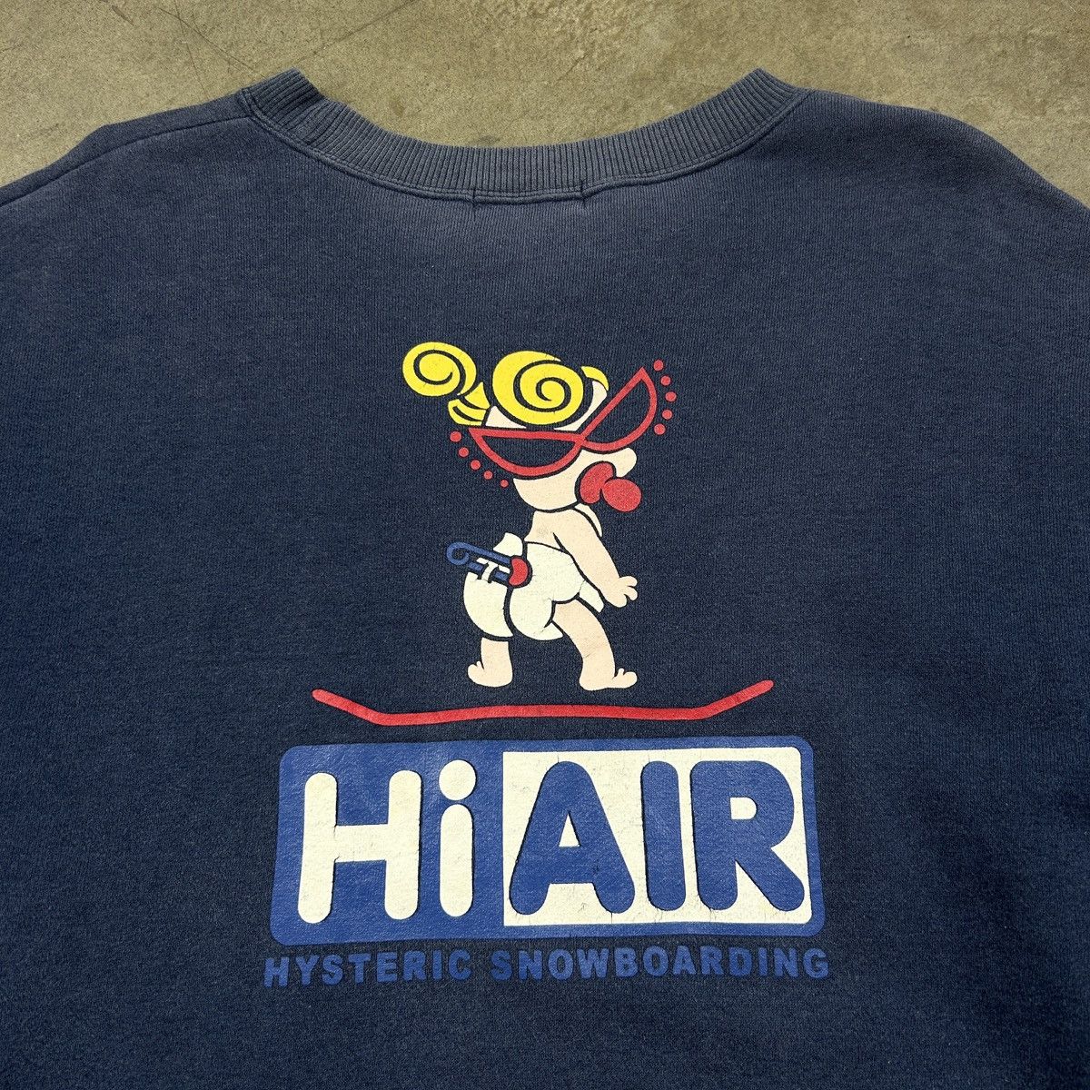Hysteric Glamour × Japanese Brand × Vintage 1980-90s Hysteric Mini - Baby Diaper Sweatshirt Size US XL / EU 56 / 4 - 19 Thumbnail