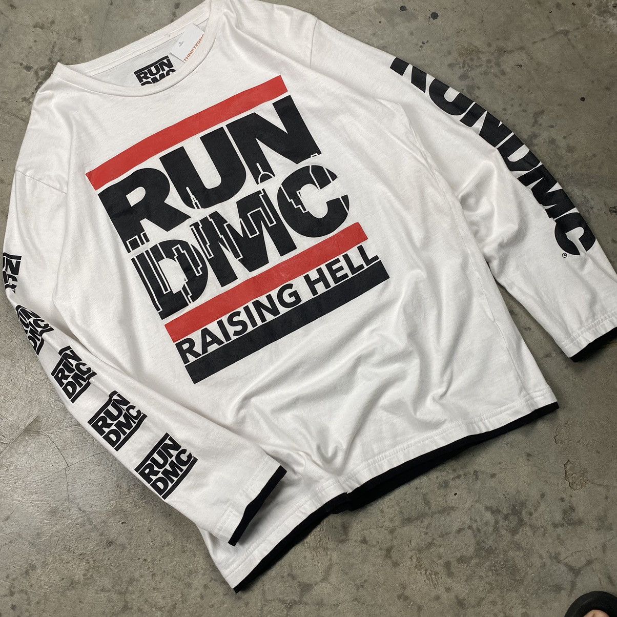 RUN DMC × Rap Tees Run Dmc Raising Hell LS Tee Size US M / EU 48-50 / 2 - 3 Thumbnail