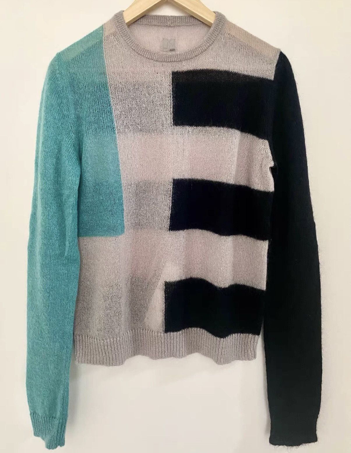 Rick Owens Rick Owens Mainline Larry-Colored Wool Knit Sweater Size US L / EU 52-54 / 3 - 1 Thumbnail