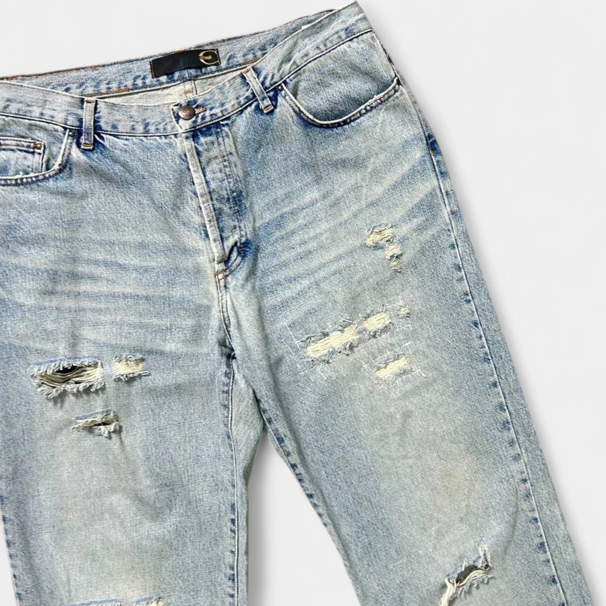 Roberto Cavalli Cavalli Distressed Baggy Jeans Size US 39 - 2 Thumbnail