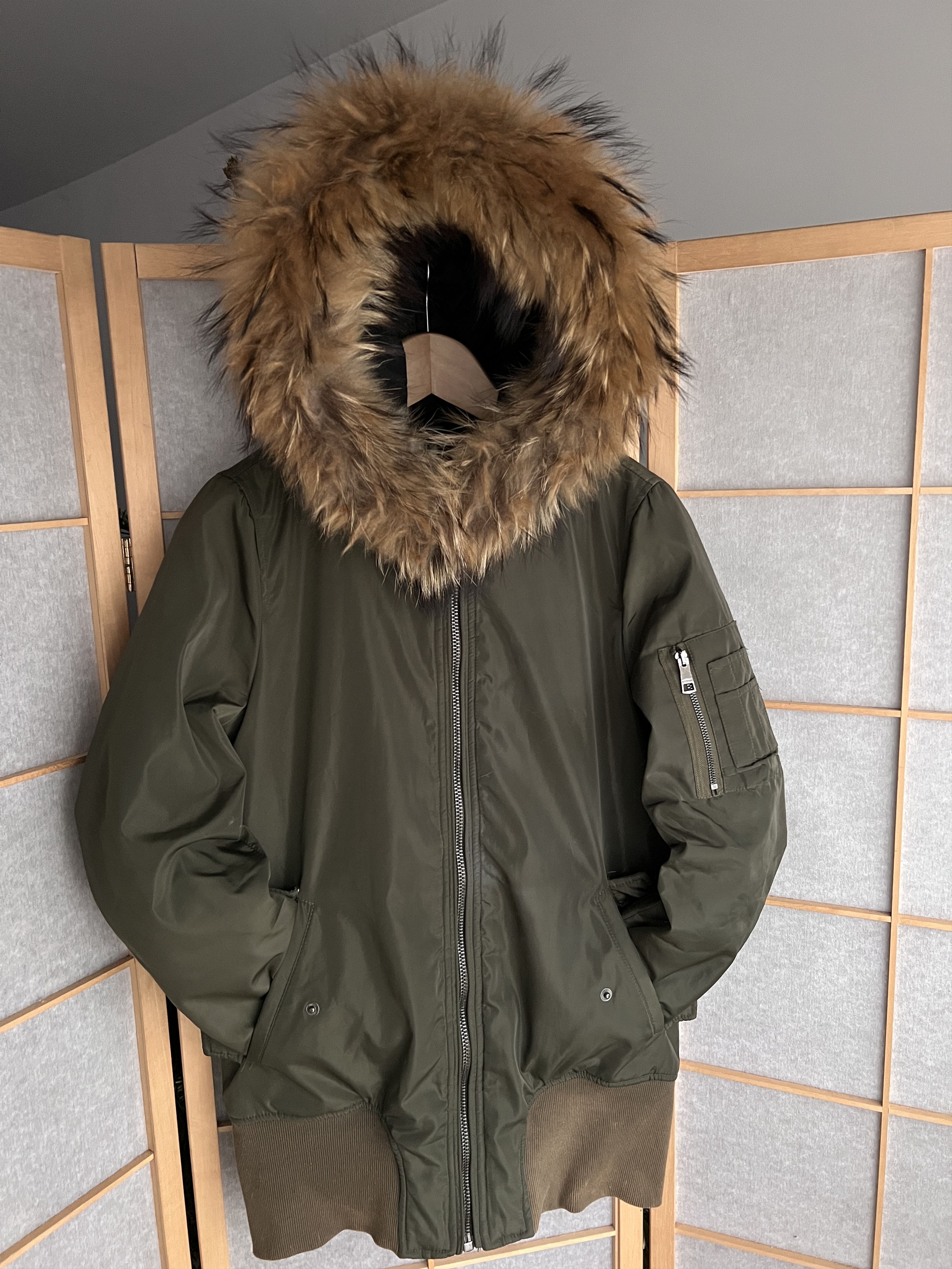 Burberry Burberry vintage faux fur hood bomber jacket avant garde y2k Size M / US 6-8 / IT 42-44 - 5 Thumbnail