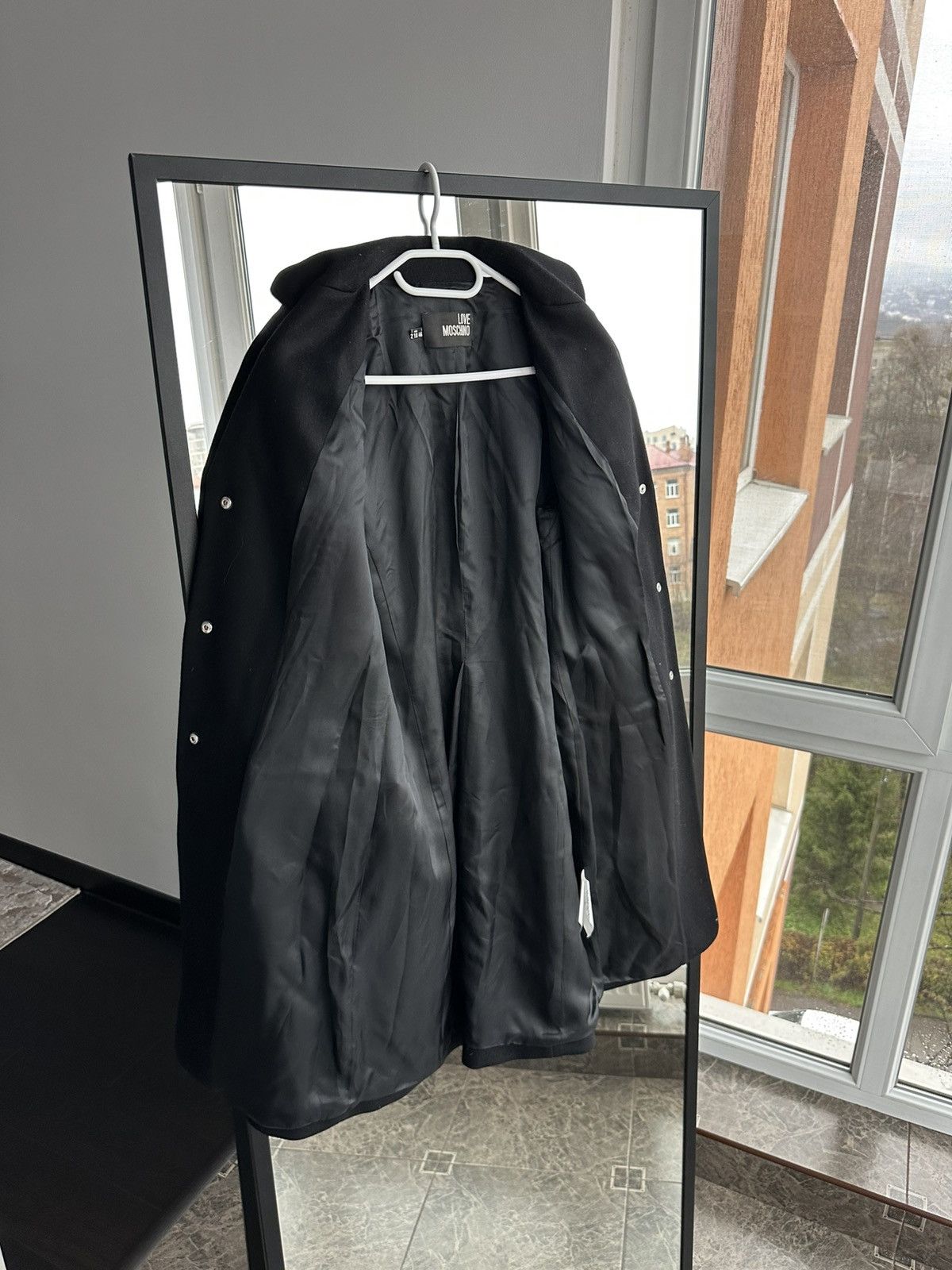 Love Moschino Love Moschino Virgin Wool Coat with Star Metal Buttons Sz L Size L / US 10 / IT 46 - 8 Thumbnail