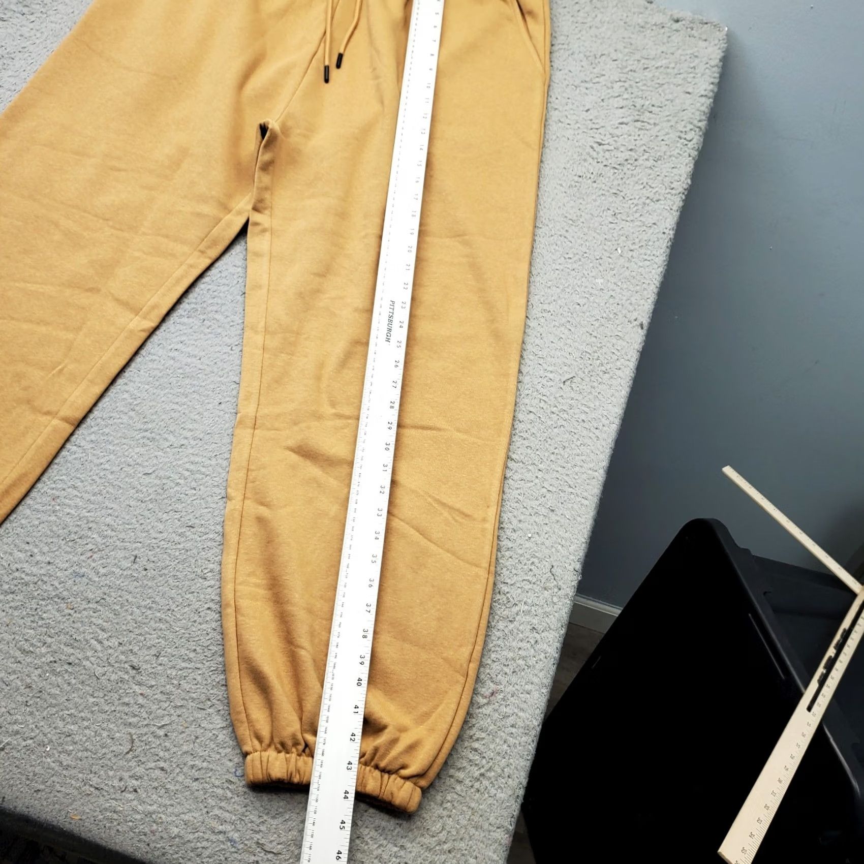Vintage Threads Connect Jogger Pants Womens 3XL Tan Fleece Lined Drawstring Tapered Leg Size 40" / US 18 - 5 Thumbnail