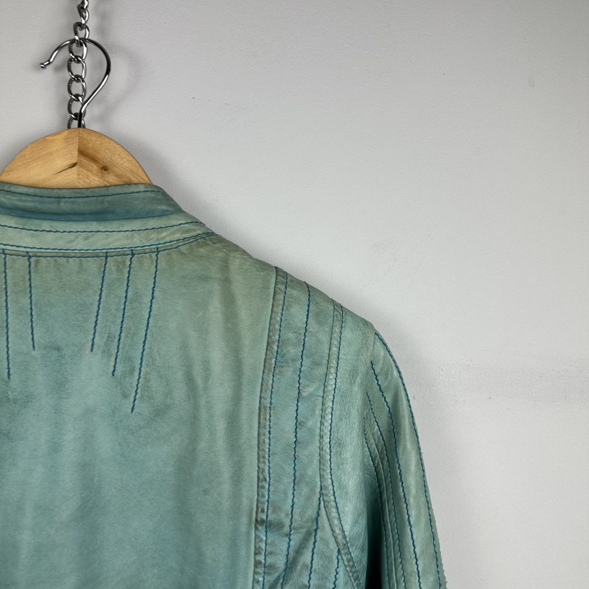 Vintage Vintage Rare Freaky Nation Crazy Faded Leather Jacket Size M / US 6-8 / IT 42-44 - 21 Thumbnail