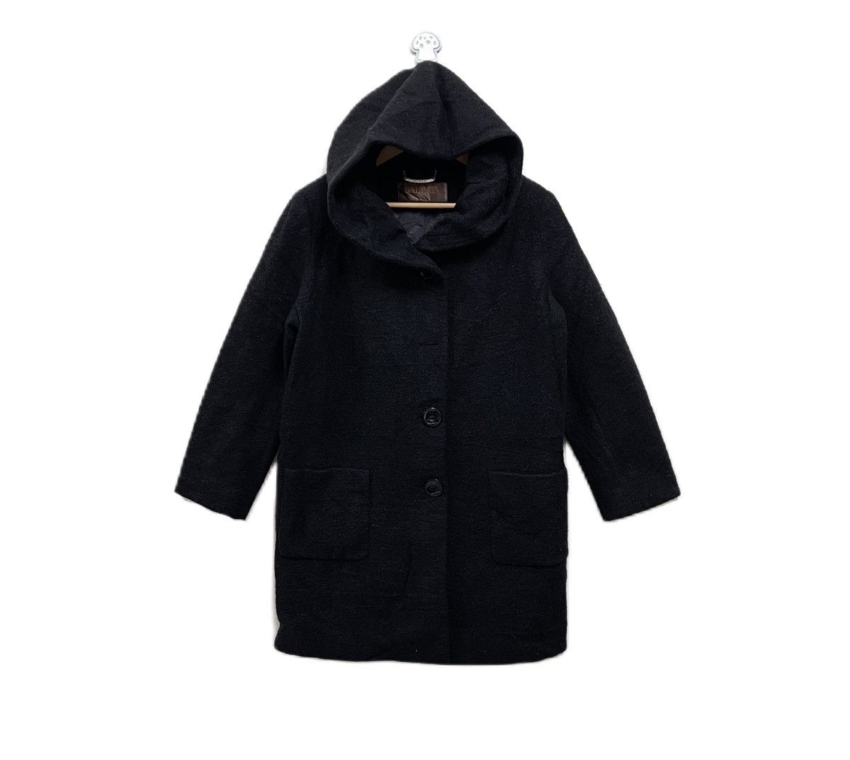 Balmain Vintage Balmain Paris Hoodie Wool Coat Jacket Size US L / EU 52-54 / 3 - 1 Thumbnail