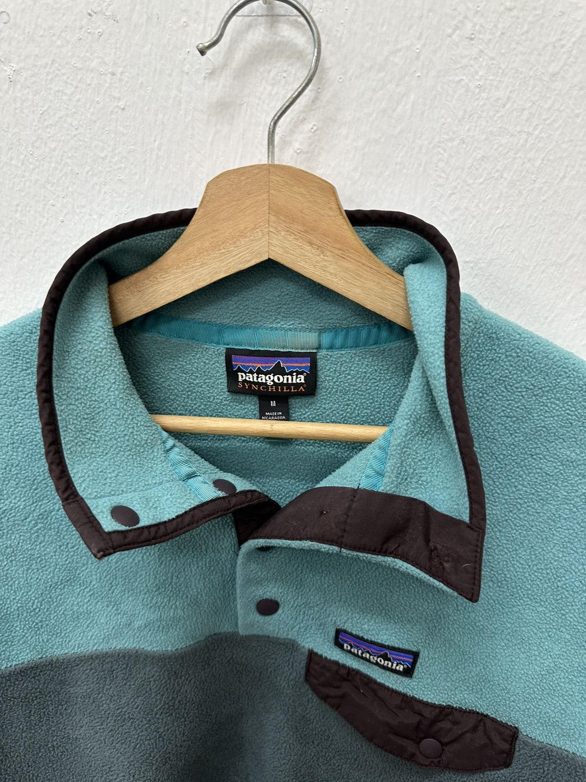 Patagonia Patagonia Women's Synchilla Snap Fleece Pullover Teal Jacket Size M / US 6-8 / IT 42-44 - 5 Thumbnail