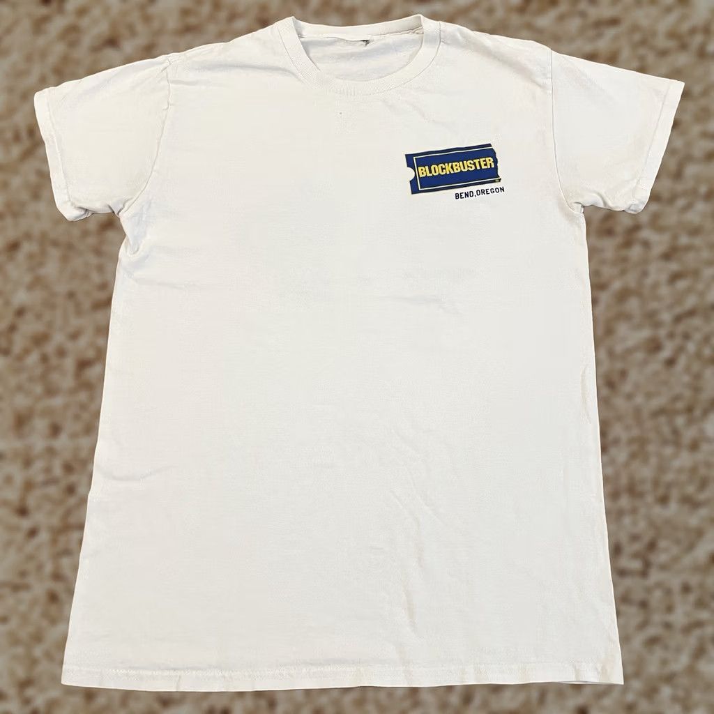 Vintage VINTAGE Blockbuster Video Shirt Adult Small White Mens USA Movie Tee XS? Size US S / EU 44-46 / 1 - 1 Thumbnail