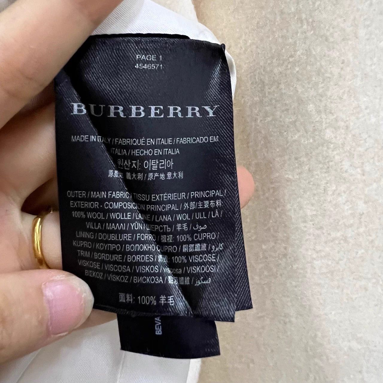 Burberry Burberry Beige 36 Cape 95 New Size XS / US 0-2 / IT 36-38 - 3 Thumbnail
