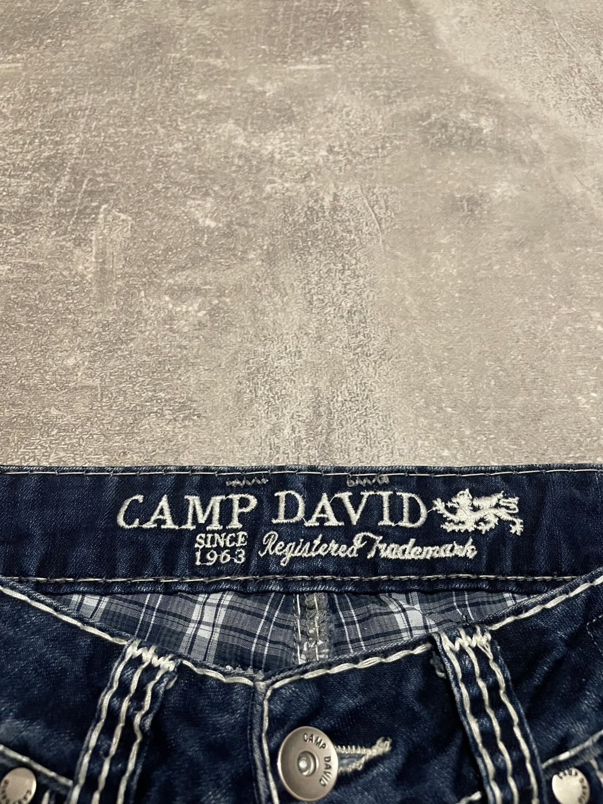 Camp David Vintage Camp David Regular Fit True Religion Style Jeans Y2K Size US 31 - 9 Thumbnail