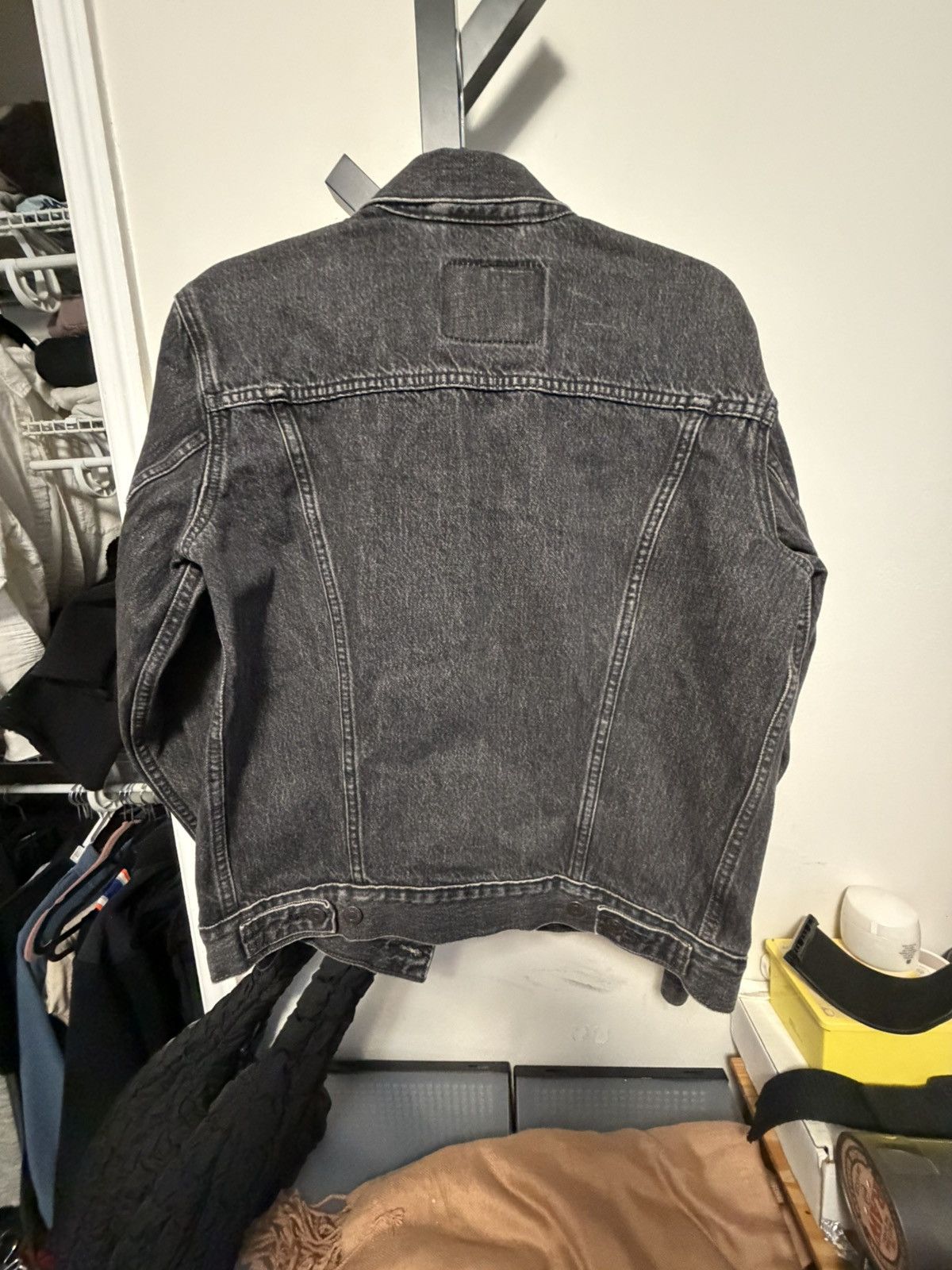 Levi's Levis relaxed fit trucker jacket in black charcoal Size US S / EU 44-46 / 1 - 2 Thumbnail