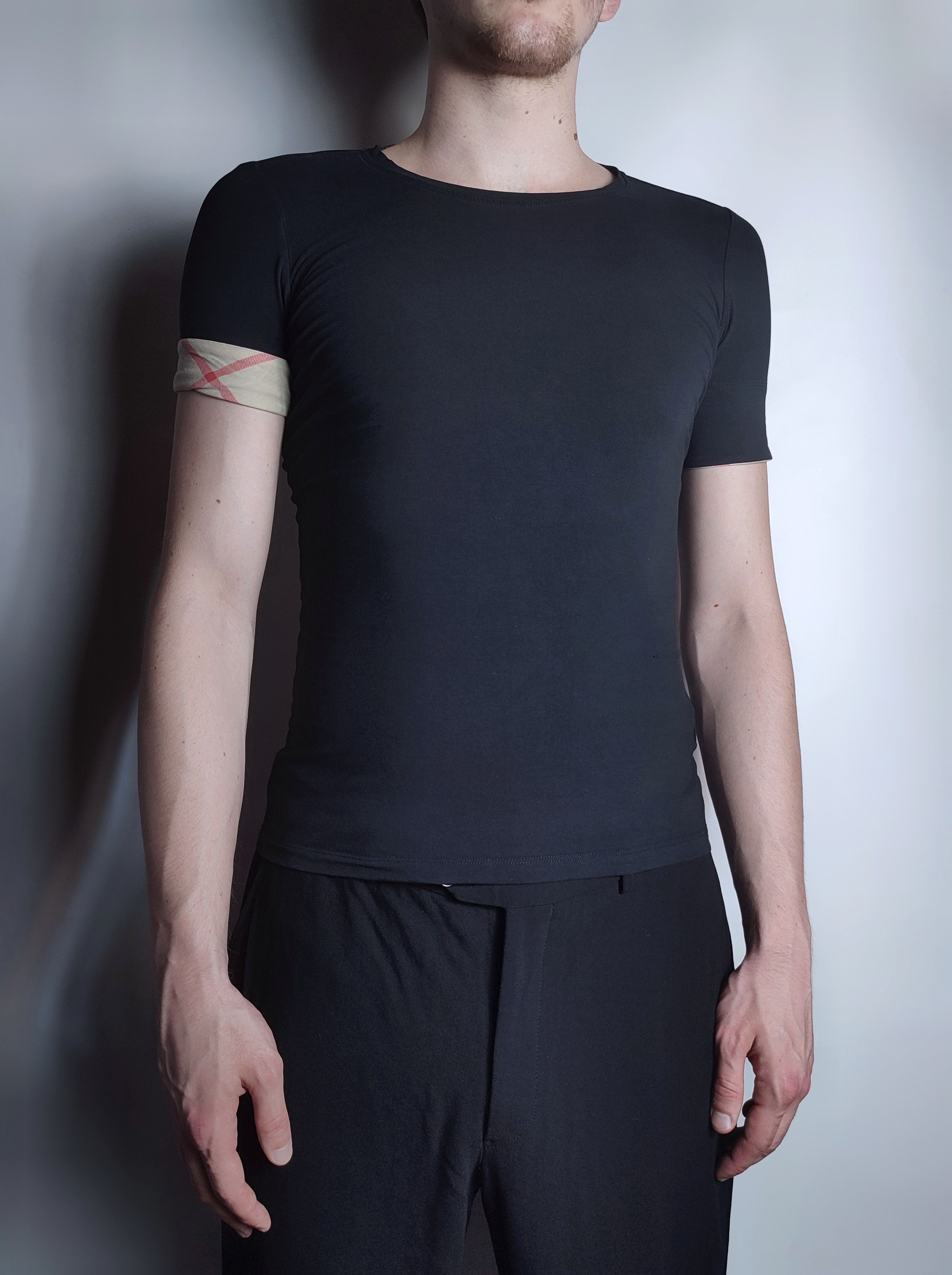 Burberry Burberry Nova check slim stretch t-shirt Size US S / EU 44-46 / 1 - 2 Thumbnail