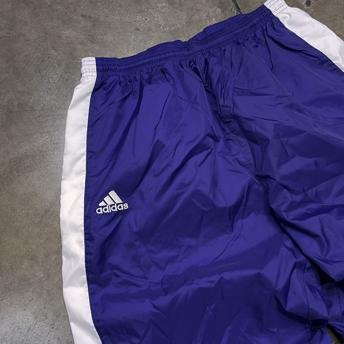 Adidas × Vintage Vintage Y2K 00s Adidas Wimdbreaker Sweatpants Drill Size US 30 / EU 46 - 4 Thumbnail