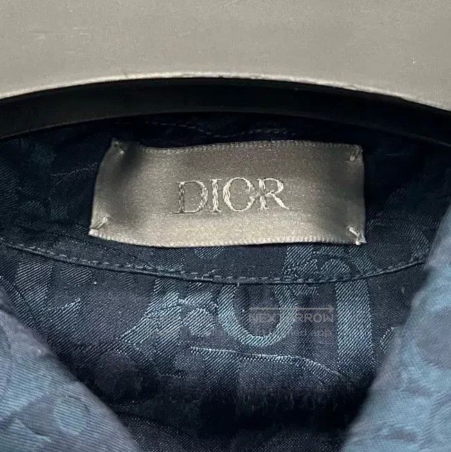 Dior Dior Silk Deep Blue Monogram Short Sleeve Shirt. Size US M / EU 48-50 / 2 - 5 Thumbnail